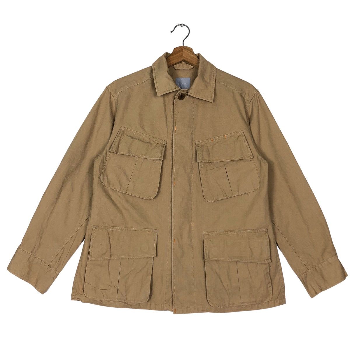 Issey Miyake 🔥90’s Cargo Pocket Jacket Work Powder Issey Miyake Japan Size US S / EU 44-46 / 1 - 1 Thumbnail