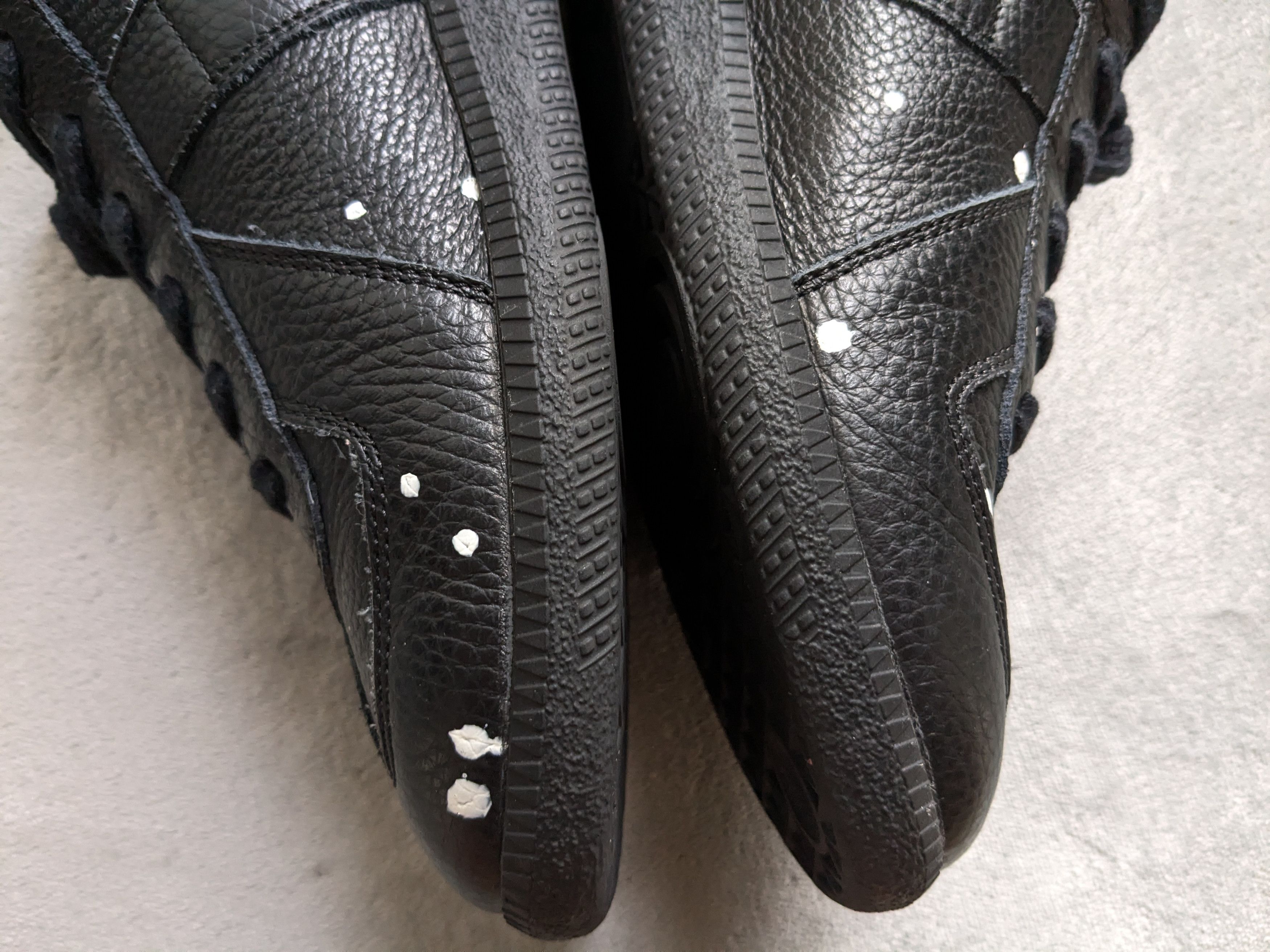Maison Margiela Maison Margiela Replica GAT Black 7 40 Paint Splatter White Size US 7 / EU 40 - 13 Thumbnail