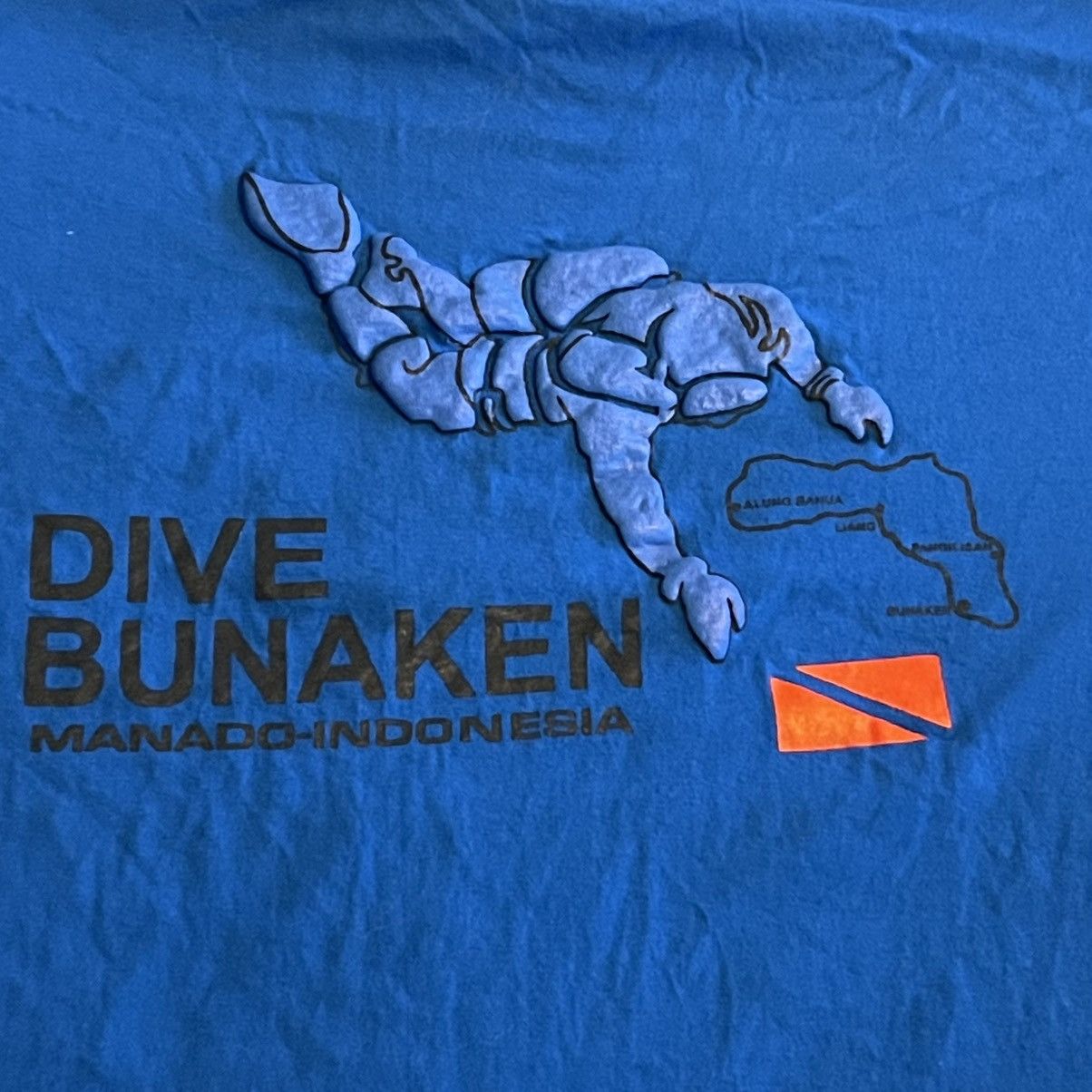 Other Indonesia Shirt Men XL Blue Streetwear Workout Crew Neck Tee Size US XL / EU 56 / 4 - 4 Thumbnail