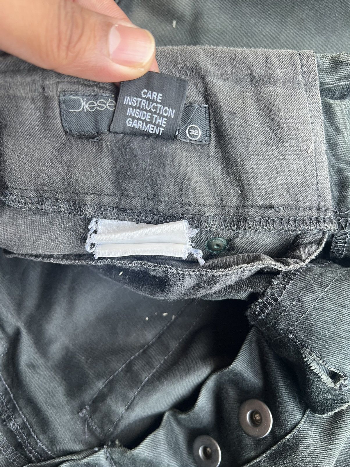 Diesel Diesel Style Lab Bondage Distressed Heavy Pants Size US 34 / EU 50 - 13 Thumbnail