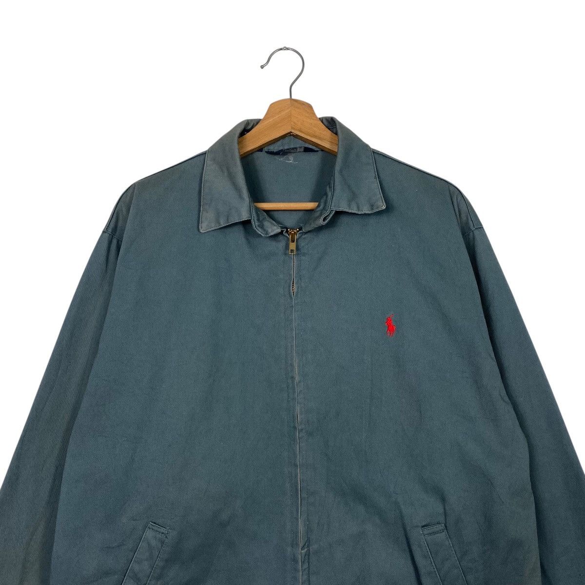 Polo Ralph Lauren Vintage 80s Polo Ralph Lauren Made In Usa Zipper Jacket Size US M / EU 48-50 / 2 - 2 Thumbnail