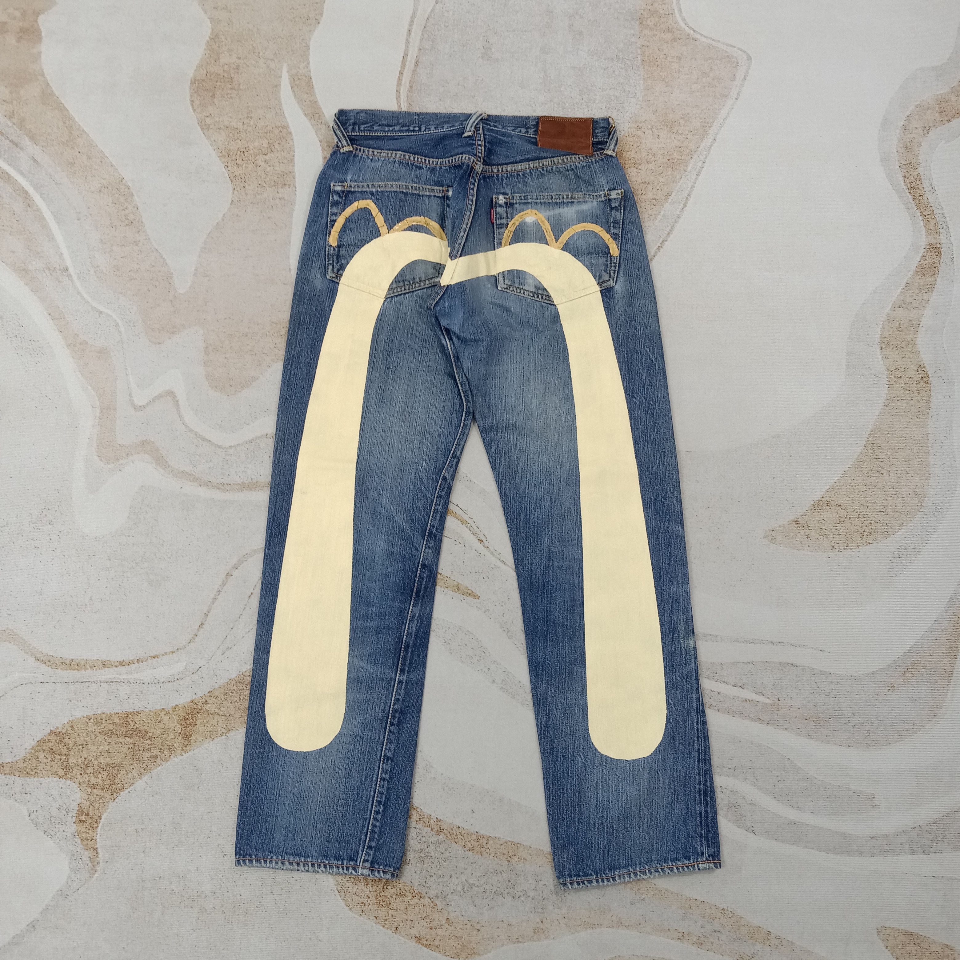 Evisu Evisu Selvedge Daicock Custom Denim Jeans C265N32 Size US 27 - 1 Thumbnail