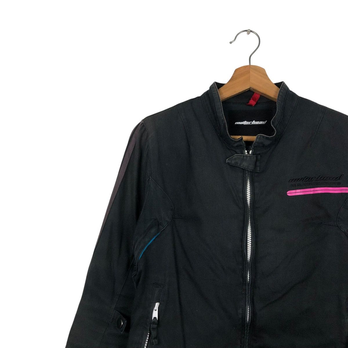 Japanese Brand 🔥VINTAGE BIKER RACING JACKET MOTOR HEAD RICH BLACK KADOYA Size US M / EU 48-50 / 2 - 9 Thumbnail