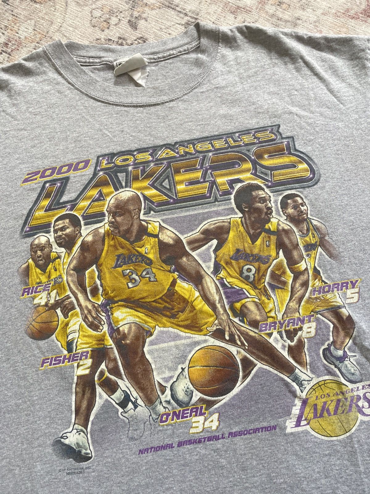 NBA × Vintage Vintage LA Lakers Kobe Shaq Fisher Lee Sport Shirt Size US L / EU 52-54 / 3 - 2 Thumbnail