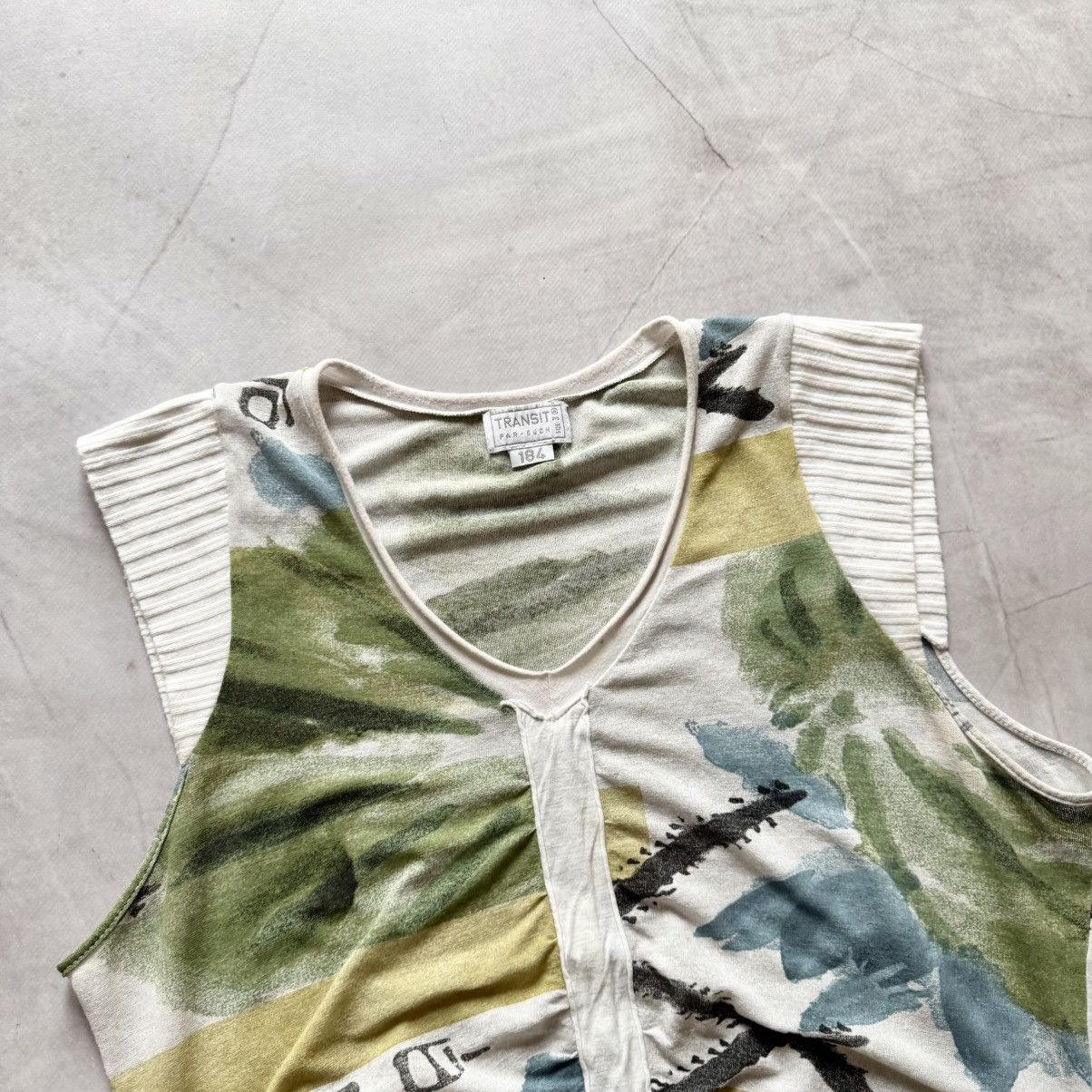 Transit Vintage Transit Par Such Print Abstract T-Shirt Tee Size L / US 10 / IT 46 - 4 Thumbnail