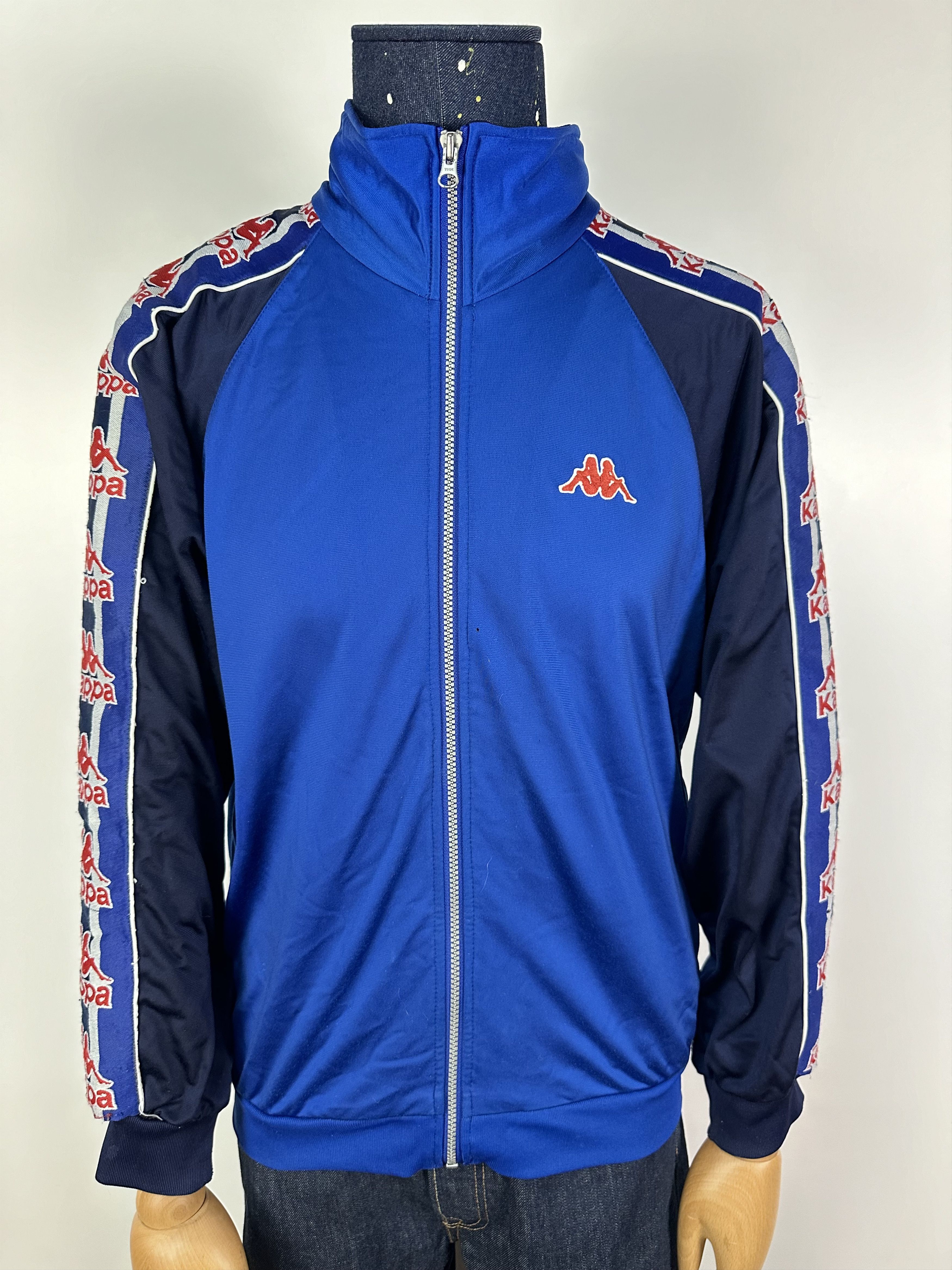 Kappa × Vintage Vintage Kappa Track Jacket Mens Blue 90s Size M Size US M / EU 48-50 / 2 - 2 Thumbnail