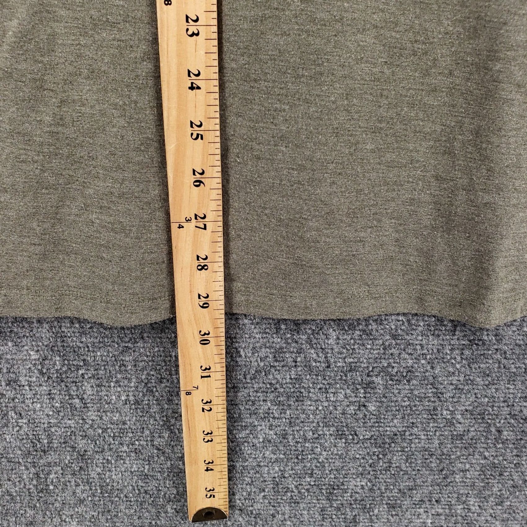 Vintage Rose Olive Womens 3X Plus Grey V Neck Size Shirt Size XXL / US 16-18 / IT 52-54 - 5 Thumbnail