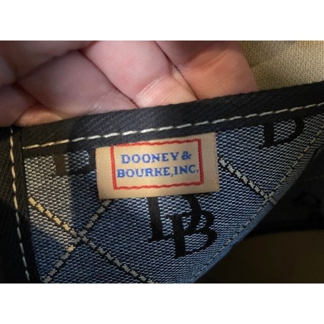 Dooney & Bourke Vintage Dooney & Bourke Denim Canvas Tote Bag Logo Monogram Size ONE SIZE - 11 Thumbnail