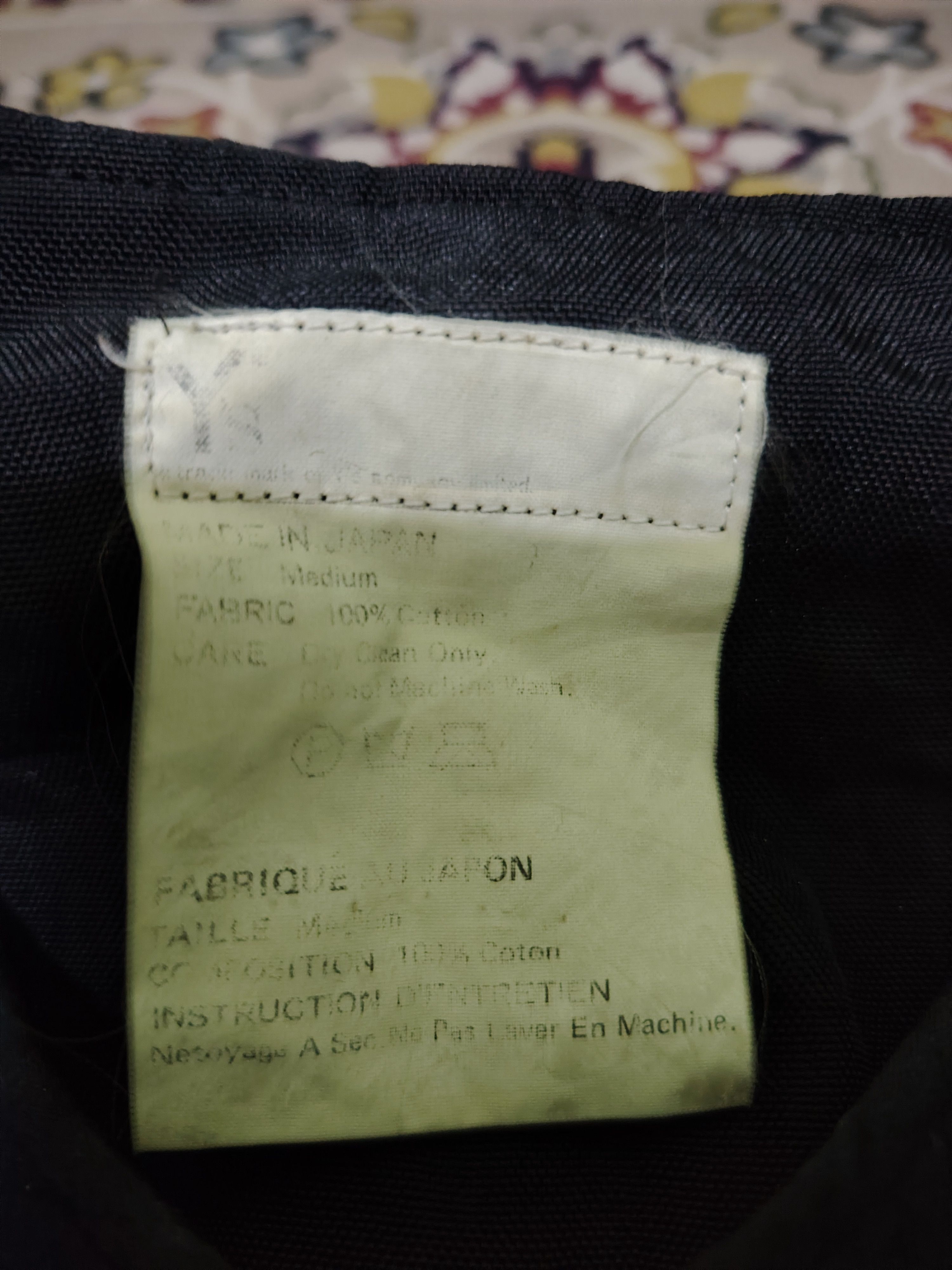 Yohji Yamamoto Rare Vtg 80's Yohji Yamamoto Cotton Broad Cloth China Jacket Size US M / EU 48-50 / 2 - 10 Thumbnail