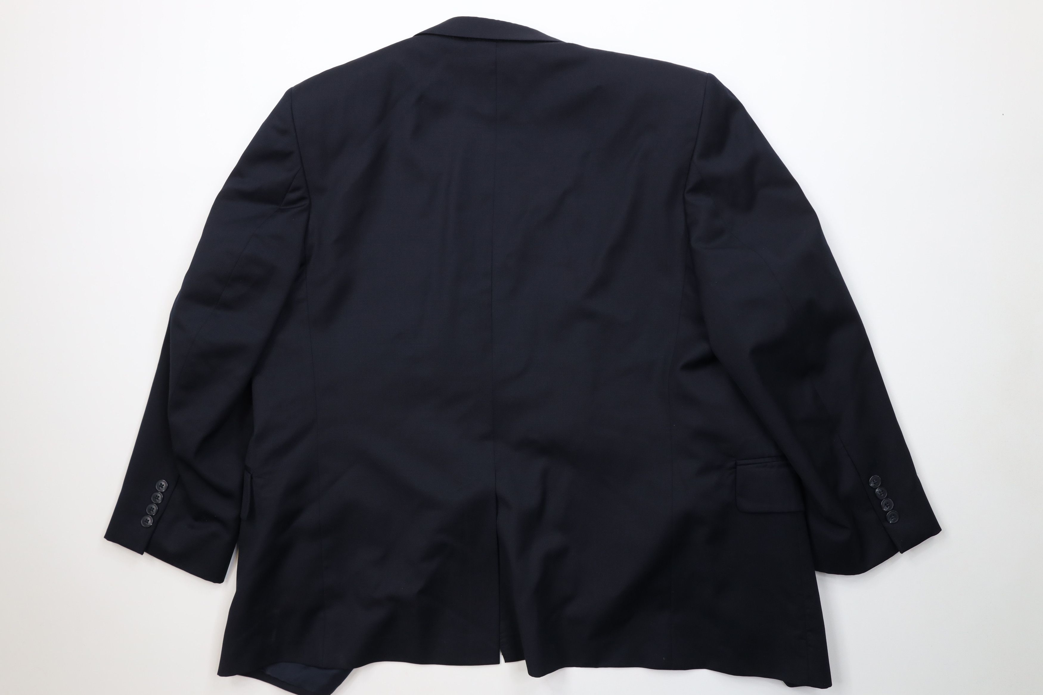 Jos. A. Bank Jos A Bank Traveler's 2 Piece Wool Suit Wedding Nav Size 44S - 8 Thumbnail