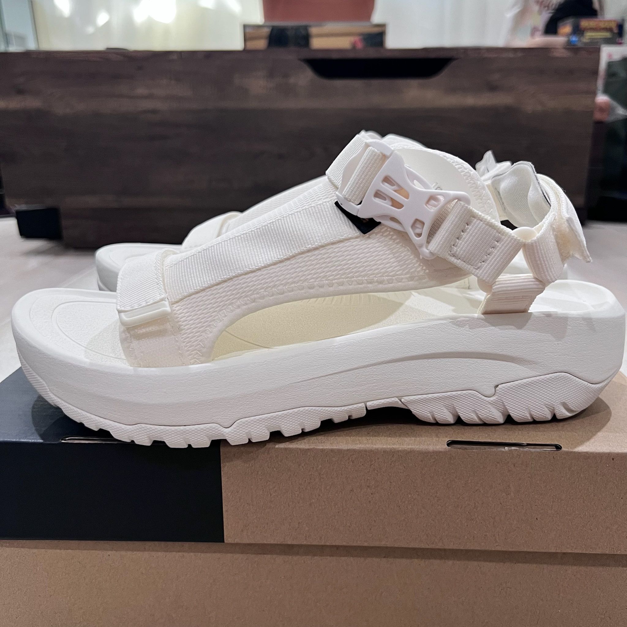 Teva Teva Hurricane XLT Ampsole Volt Wedge Sandal - White Size US 11 / EU 44 - 3 Thumbnail
