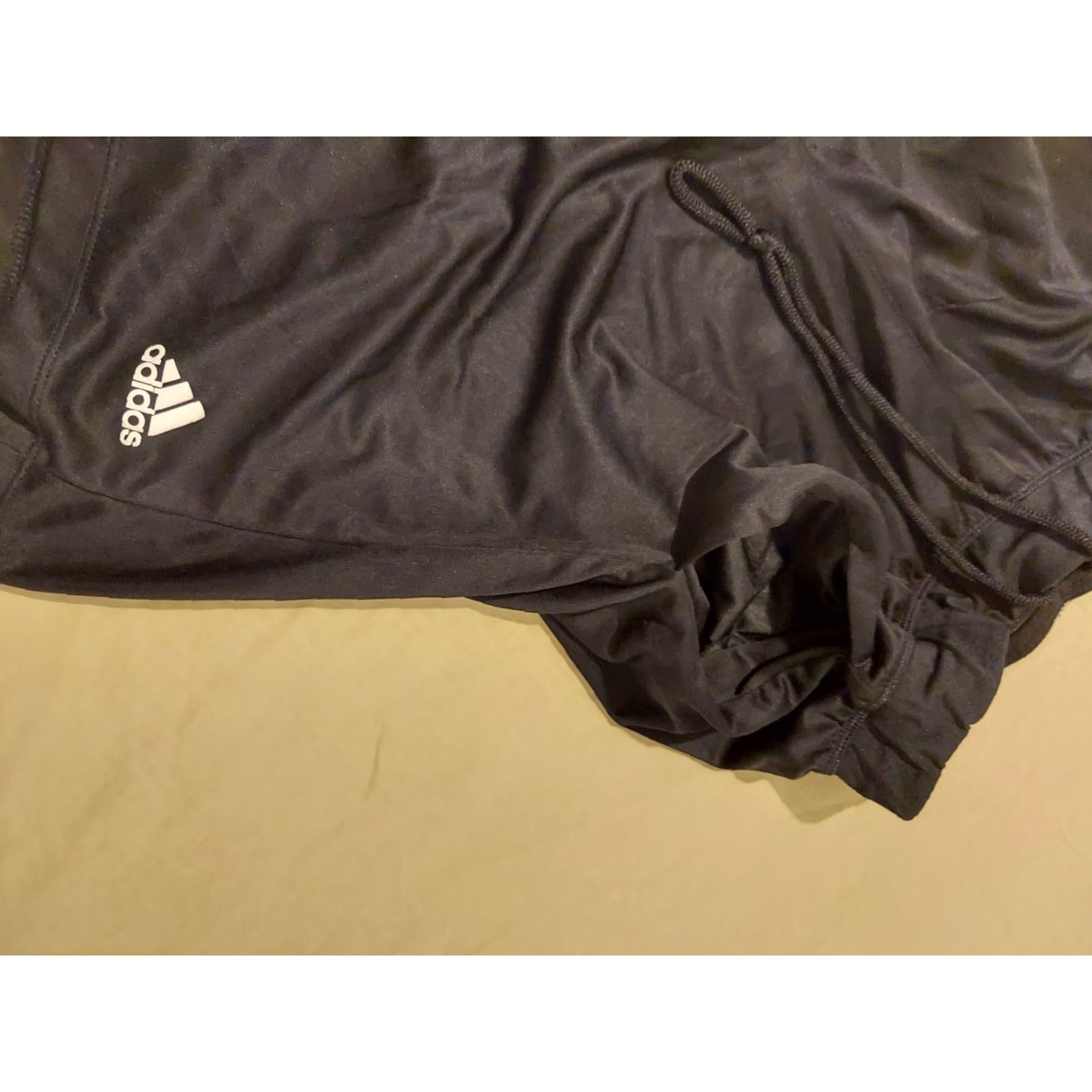 Adidas adidas Shorts Mens L Black Athletic Gym Workout Size US 33 - 4 Thumbnail