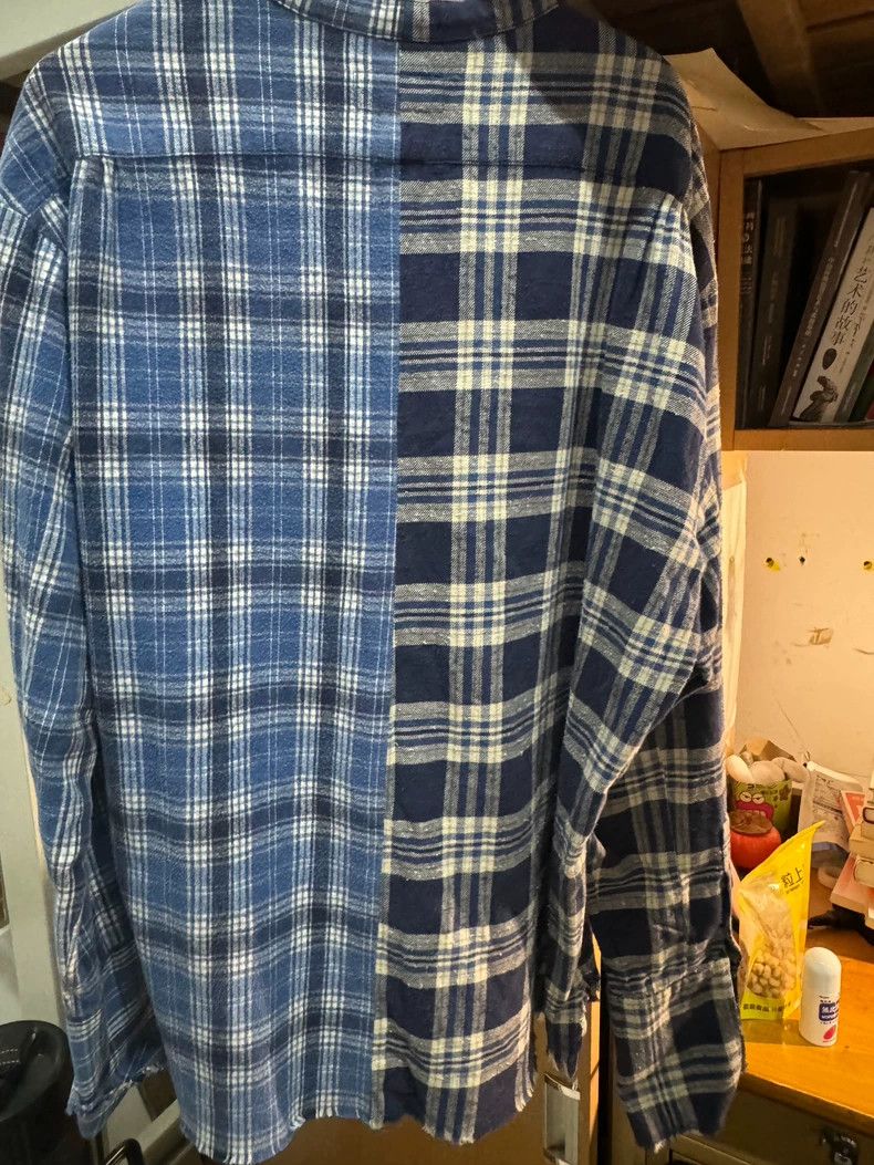 Greg Lauren greg lauren Main line towel splicing blue checkered robe 25 Size US L / EU 52-54 / 3 - 4 Thumbnail
