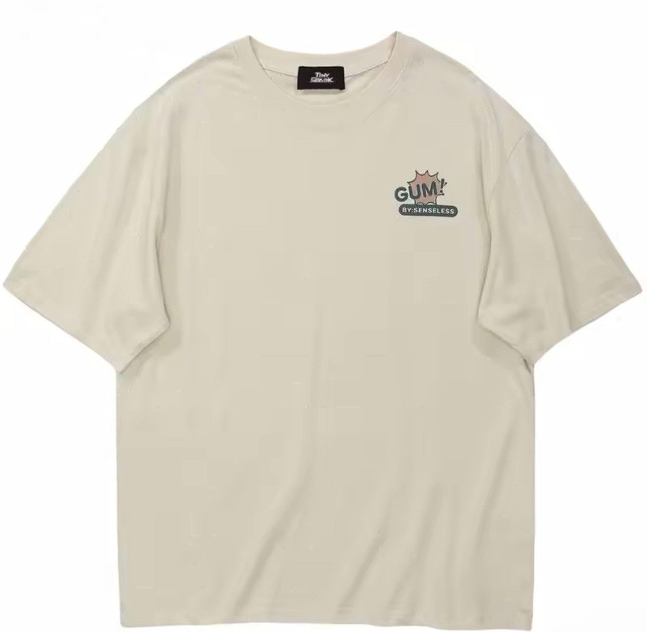 Japanese Brand Japanese Style Beige Printed T-shirt Tee Short Sleeve Size US M / EU 48-50 / 2 - 3 Thumbnail