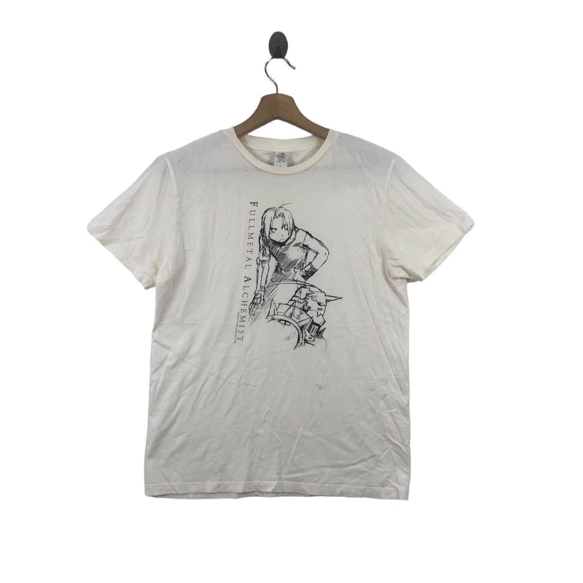 Japanese Brand Vintage ANIME FULLMETAL ALCHEMIST Tee Shirt Top Hiromu Size US L / EU 52-54 / 3 - 1 Thumbnail