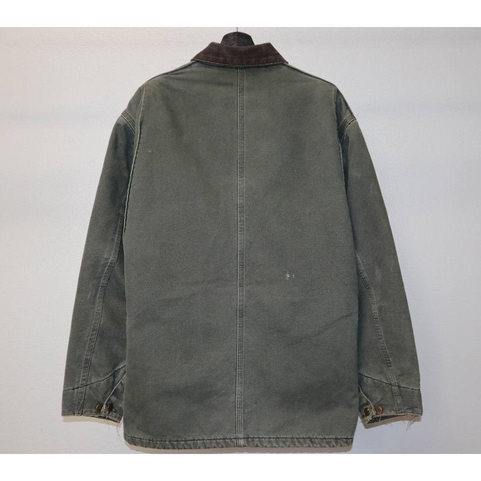 Carhartt Vintage Carhartt Moss Blanket-Lined Chore Coat Jacket Men's Size US XL / EU 56 / 4 - 2 Thumbnail