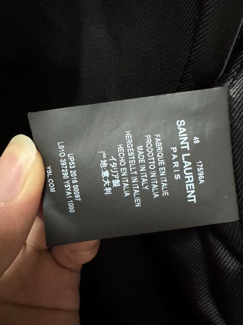 Yves Saint Laurent Saint Laurent 16 FW L01 Locomotive Leather jacket 2502-Nex Size US M / EU 48-50 / 2 - 4 Thumbnail