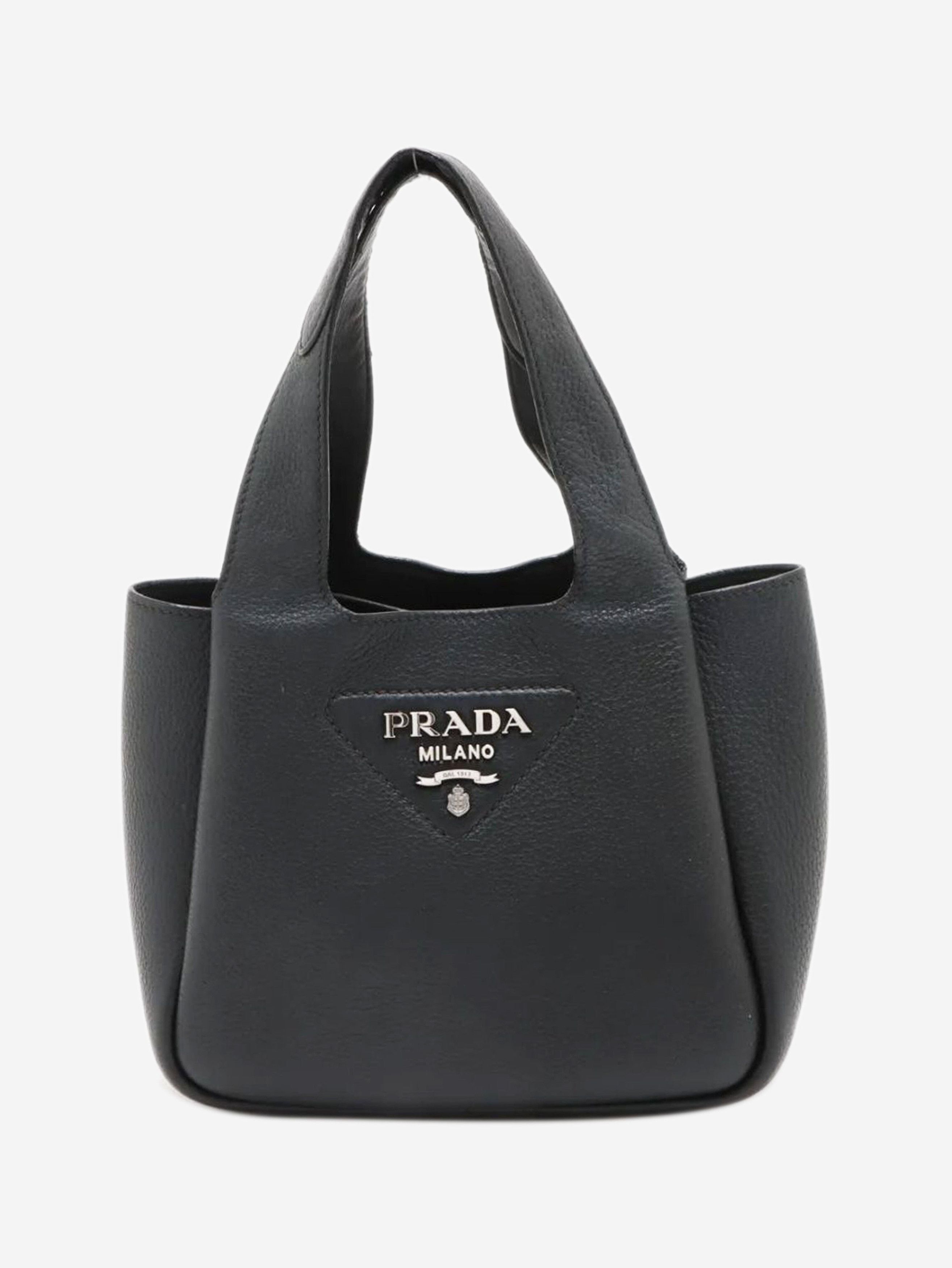 Prada Black Vitello Daino leather mini bag Size ONE SIZE - 1 Thumbnail