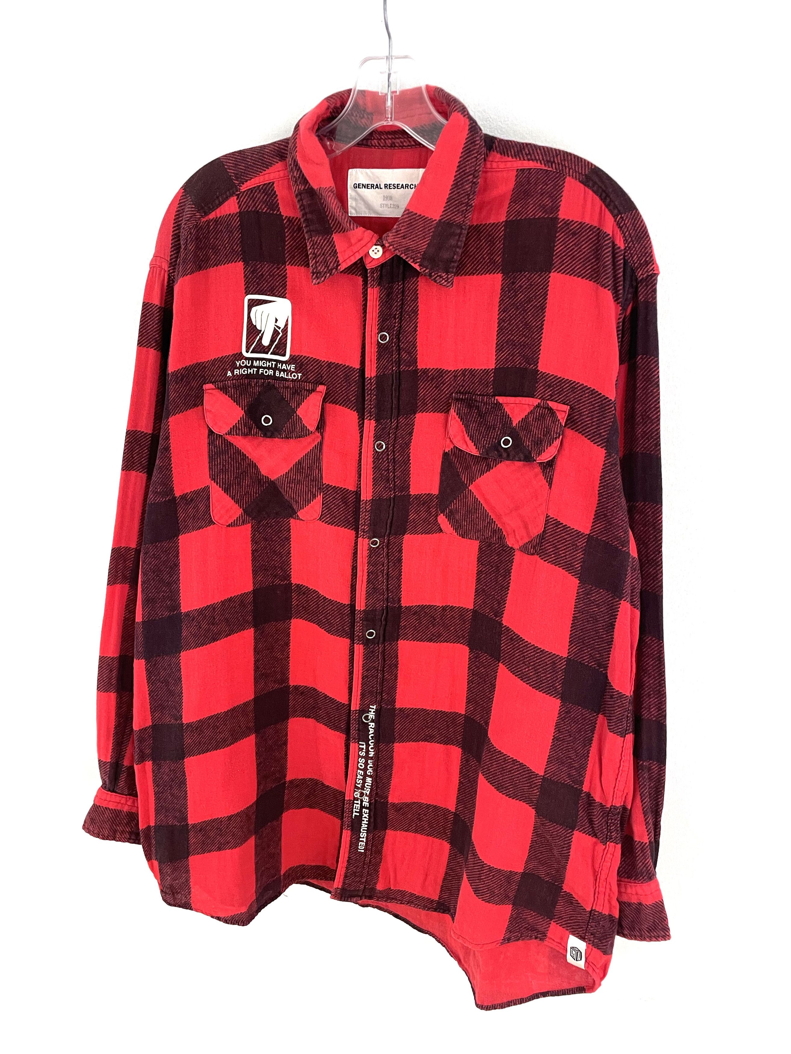 General Research 1998 Flannel Size US L / EU 52-54 / 3 - 2 Thumbnail