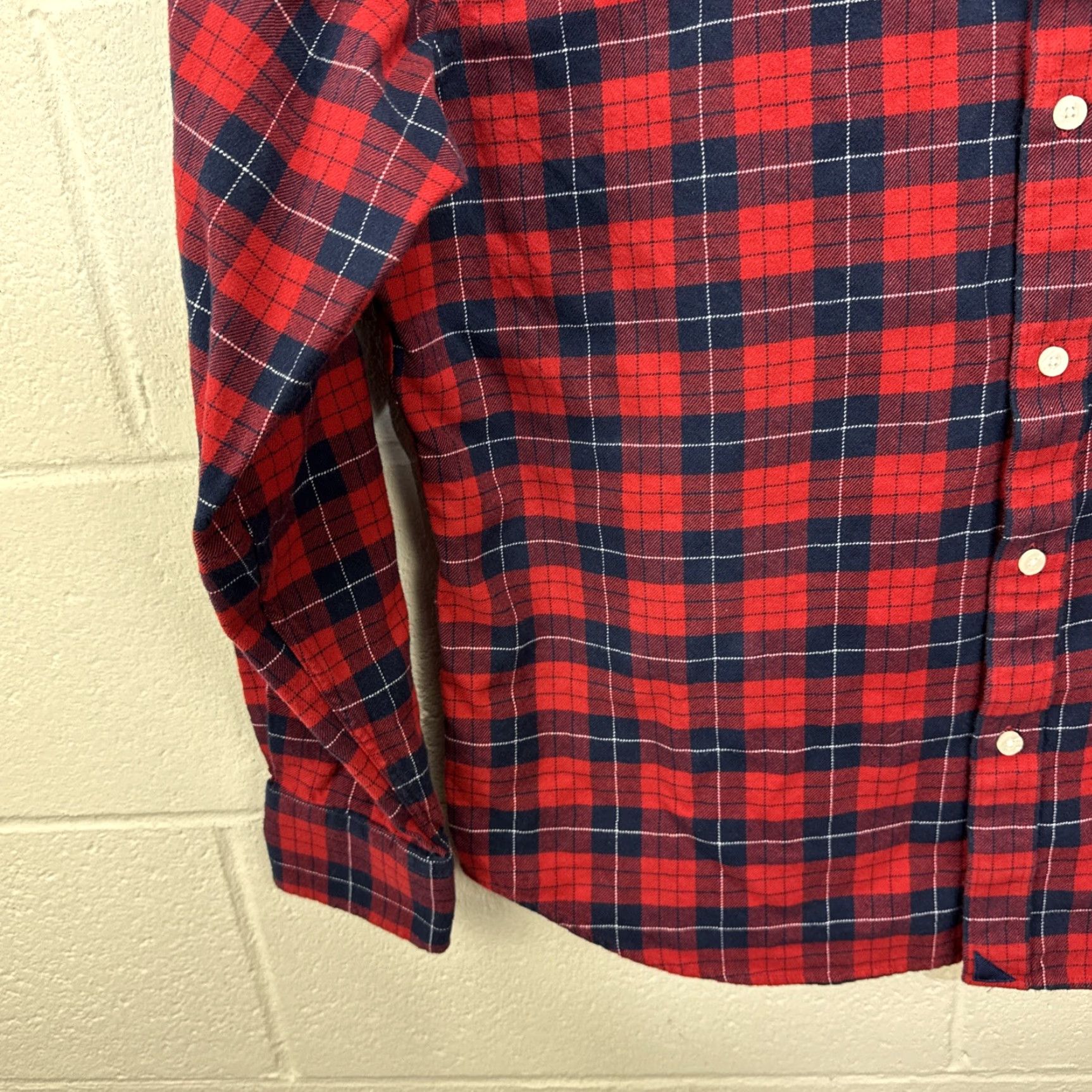 UNTUCKit UNTUCKit Daumas Shirt Mens XL Flannel Button-Up Red Check Casual Workwear Preppy 90s Style Mens XL Size US XL / EU 56 / 4 - 5 Thumbnail