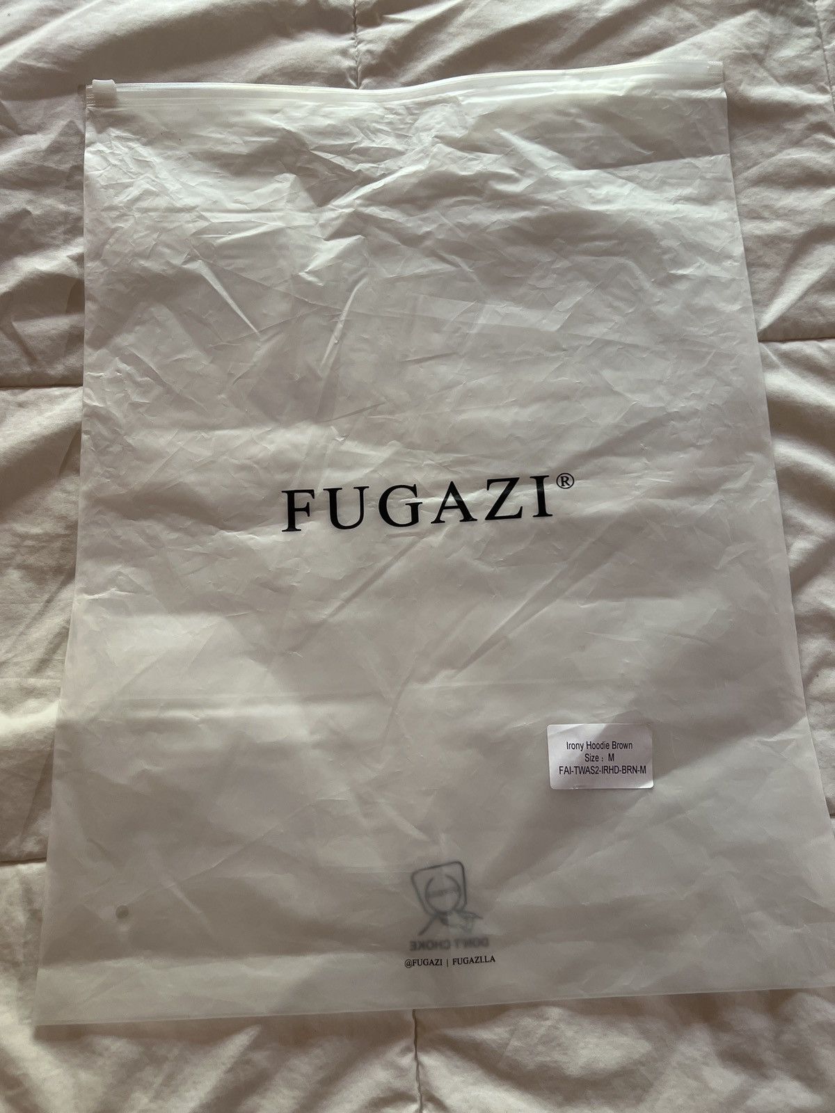 Fugazi Fugazi Irony Hoodie Brown M Size US M / EU 48-50 / 2 - 8 Thumbnail