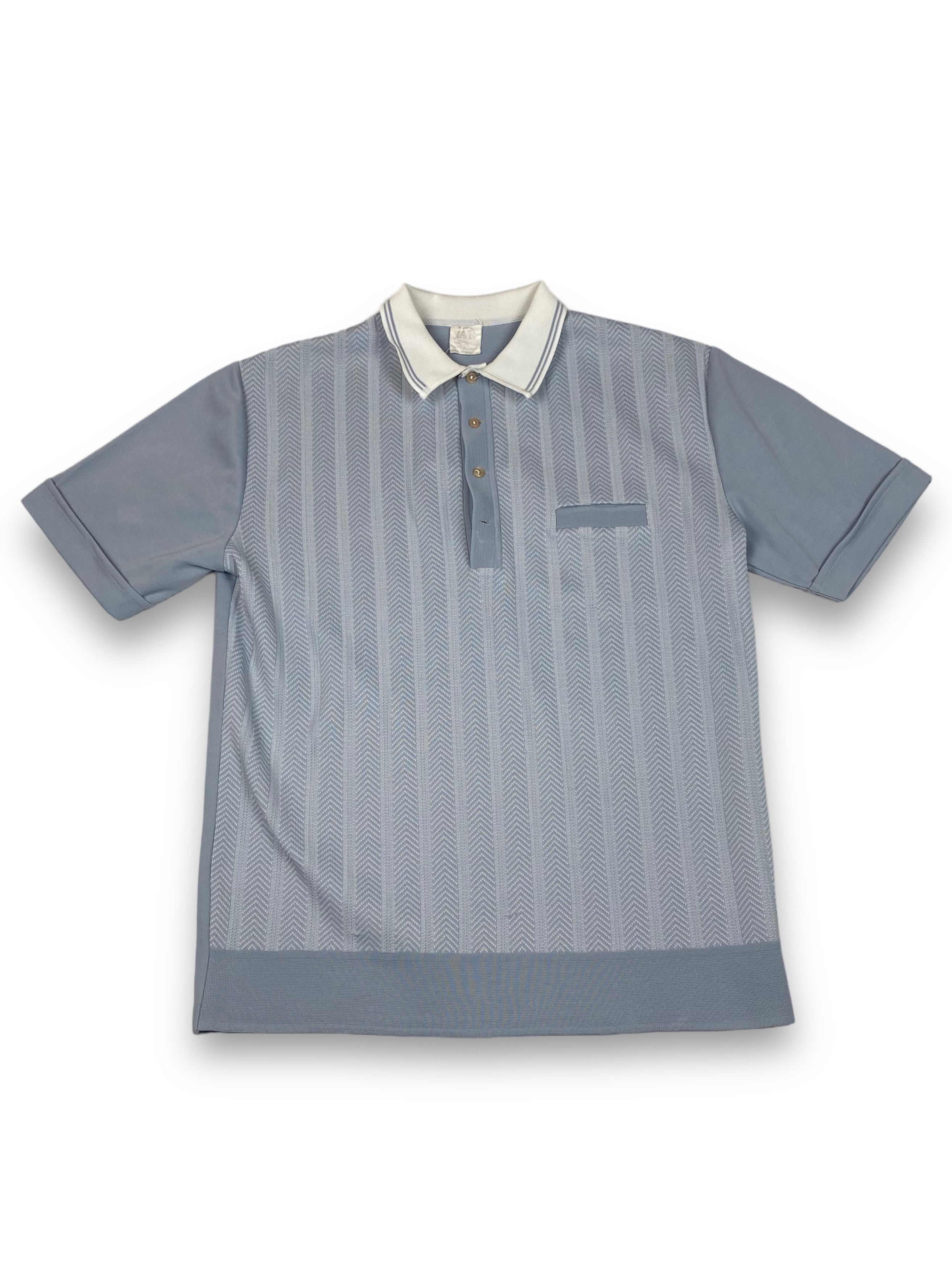 Vintage 90s Vintage JAR Oldmoney Style Sky Blue Polo Shirt M709 Size US L / EU 52-54 / 3 - 1 Thumbnail