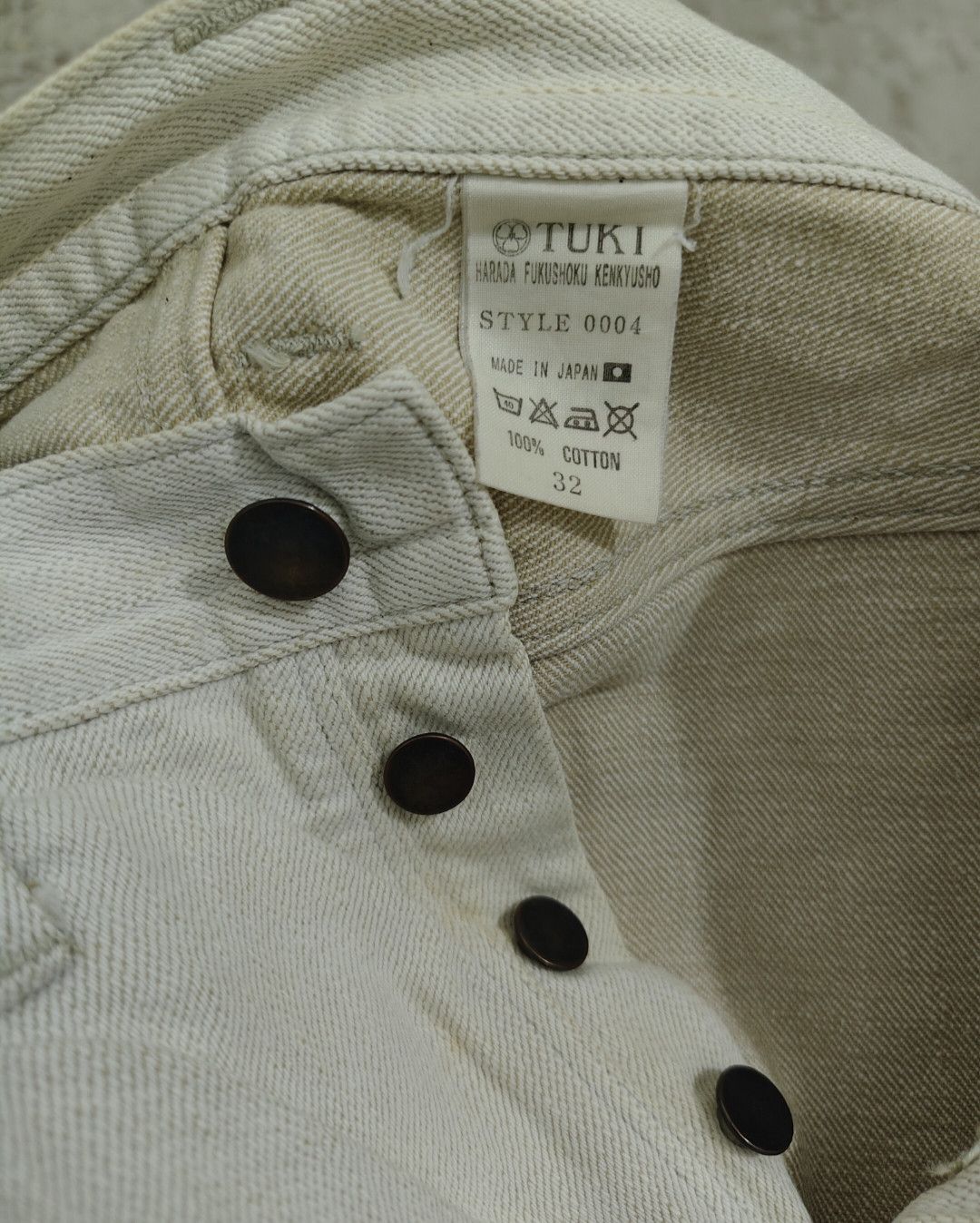 TUKI TUKI STYLE 0002 JAPANESE DENIM SELVEDGE Size US 33 - 6 Thumbnail