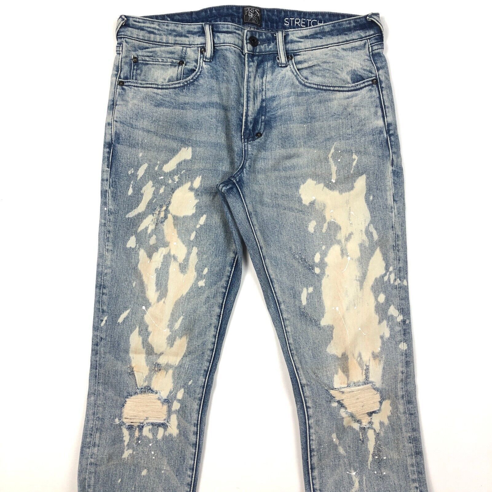 Ksubi × Prps × True Religion PRPS Stretch Windsor Tapered Skinny Fit Jeans Pants 32x34 Size US 32 / EU 48 - 3 Thumbnail