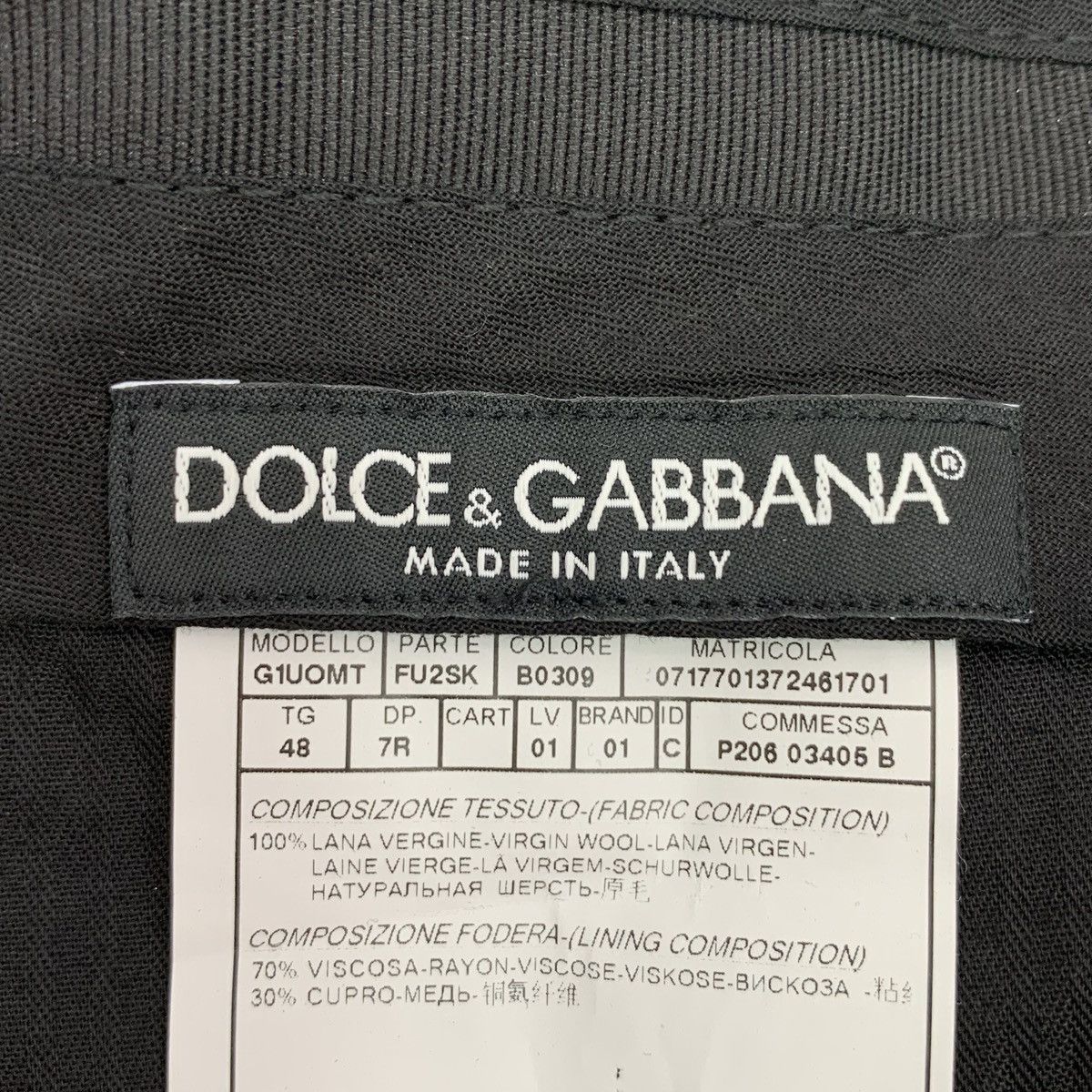 Dolce & Gabbana Dolce Gabbana Dark Blue Wool Casual Suit Trousers K26WX Size US 34 / EU 50 - 6 Thumbnail