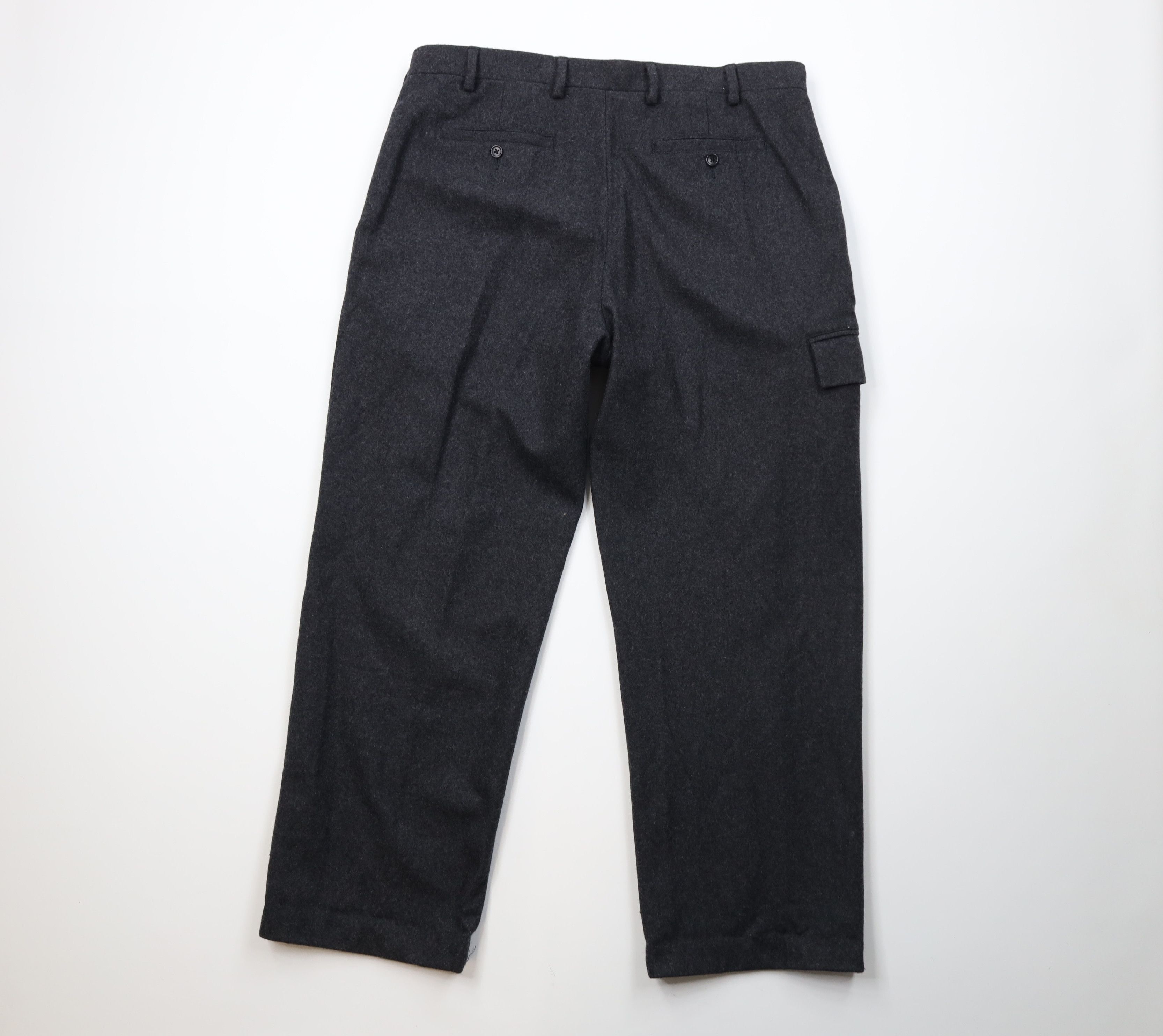 Nautica Vintage 90s Nautica Blend Relaxed Wide Leg Chino Pants Gray Size US 38 / EU 54 - 8 Thumbnail