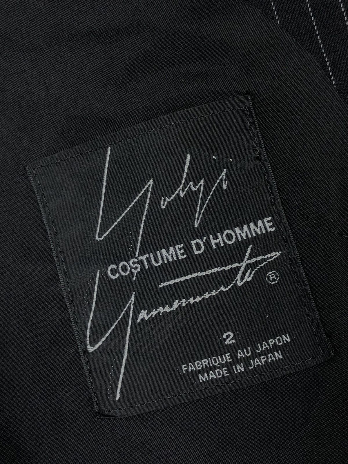 Yohji Yamamoto AW2012 7-POCKETS COSTUME D’ HOMME STRIPES WOOL GABARDINE Size US M / EU 48-50 / 2 - 17 Thumbnail