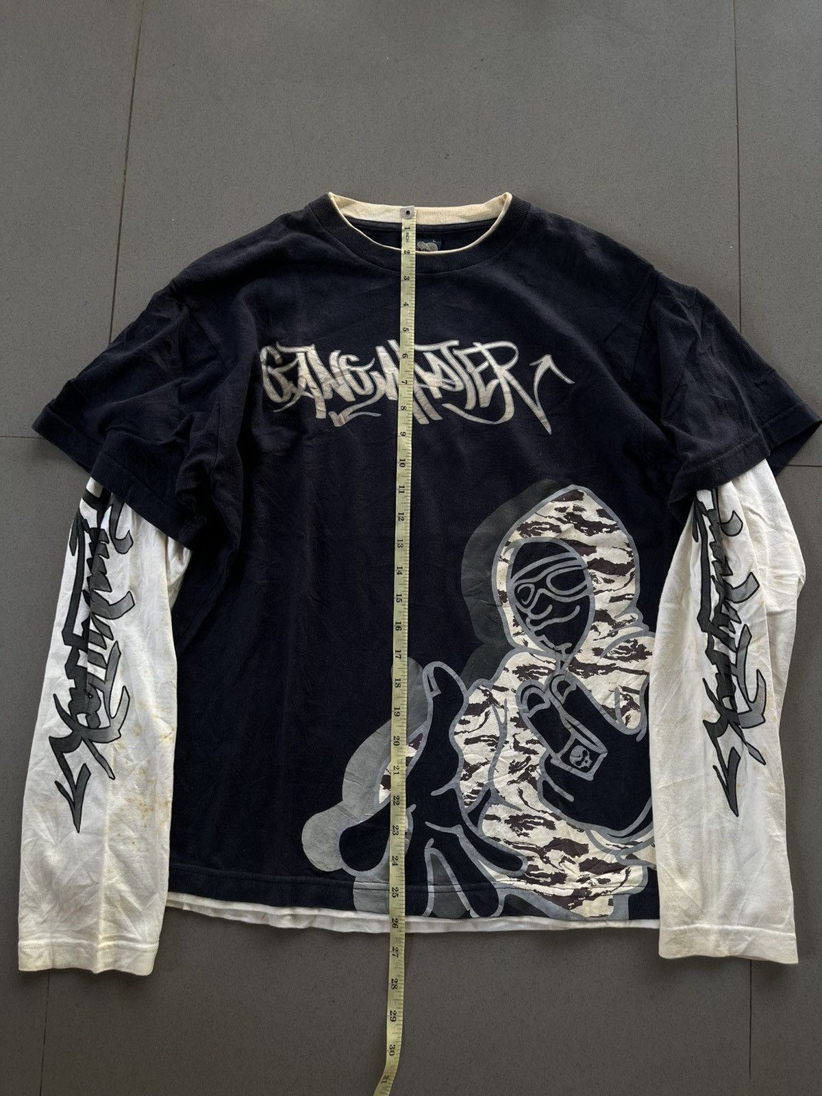 14th Addiction 2000s JAPANESE GRASS HITER POEM DOUBLE LAYER GOTHIC PUNK Y2K Size US L / EU 52-54 / 3 - 9 Thumbnail