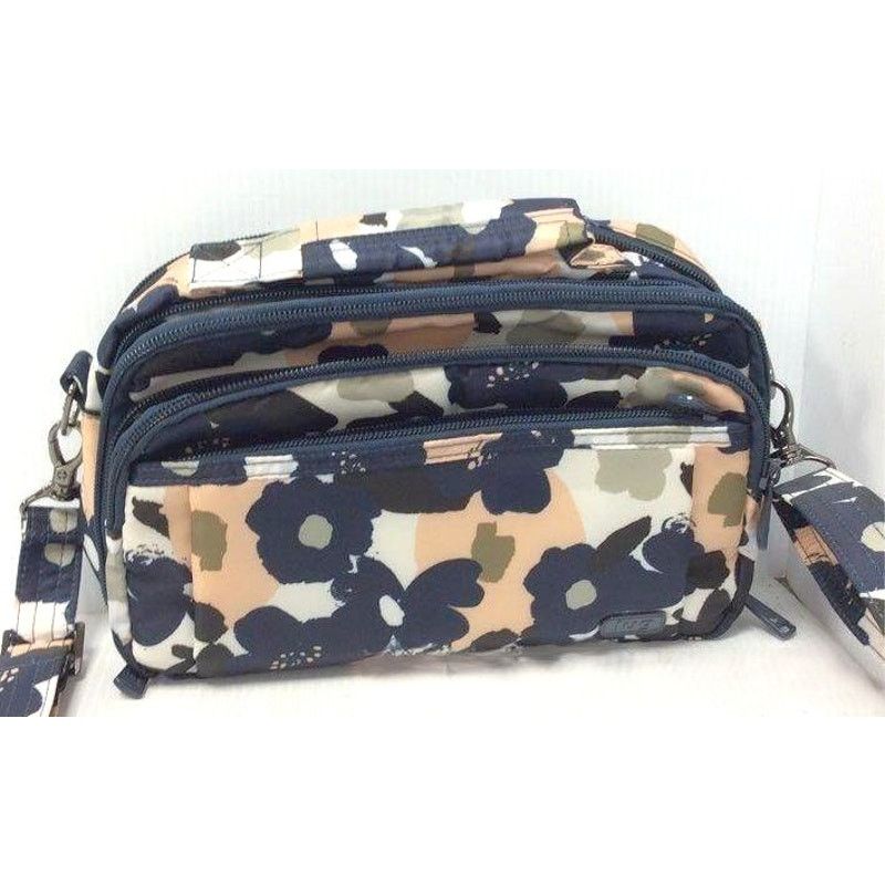 Designer LUG Scoop Flower Stripe Quilted Convertible Crossbody Bag Size ONE SIZE - 3 Thumbnail