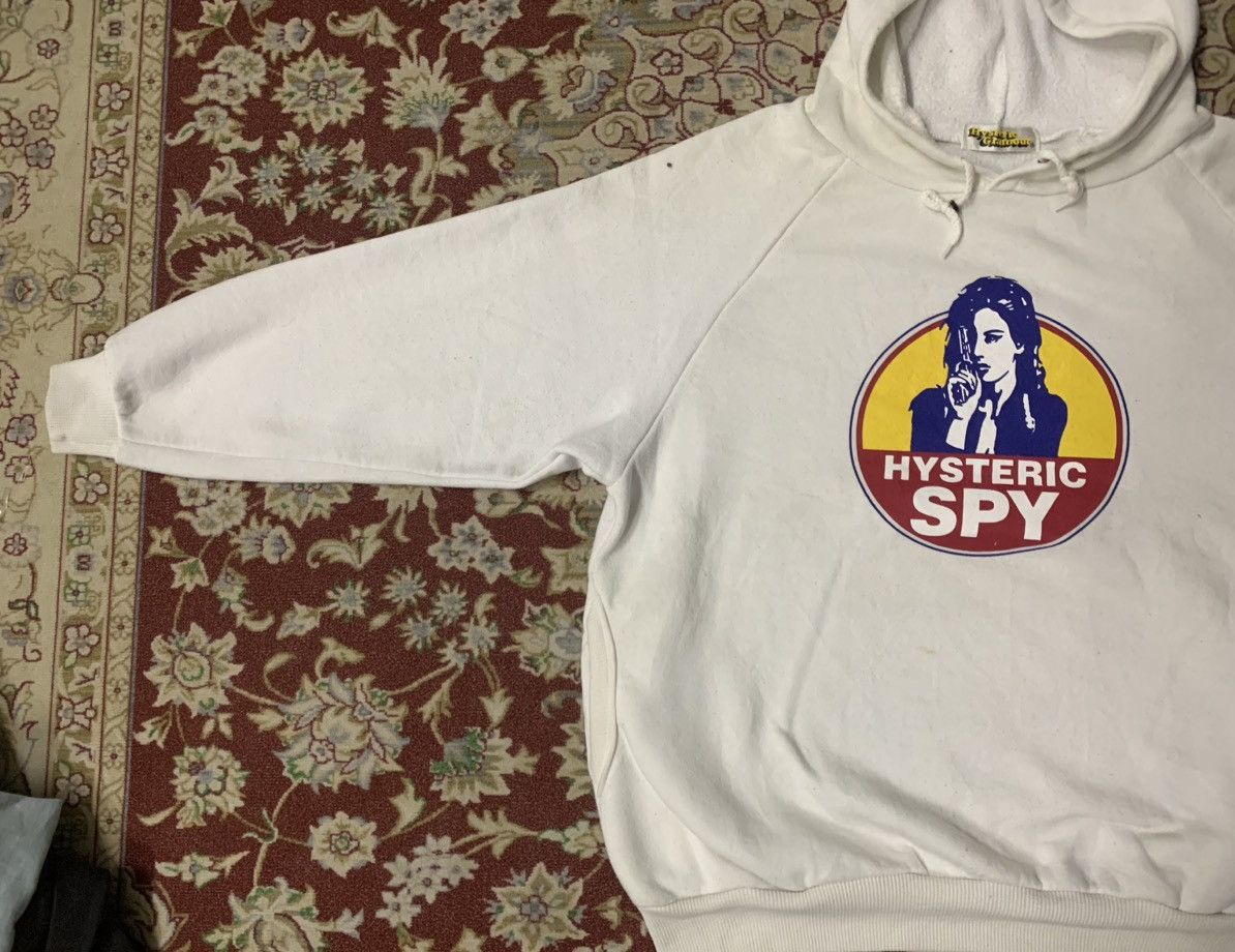 Hysteric Glamour × Japanese Brand × Vintage 90s HYSTERIC GLAMOUR SPY HOODIE RARE Size US S / EU 44-46 / 1 - 3 Thumbnail