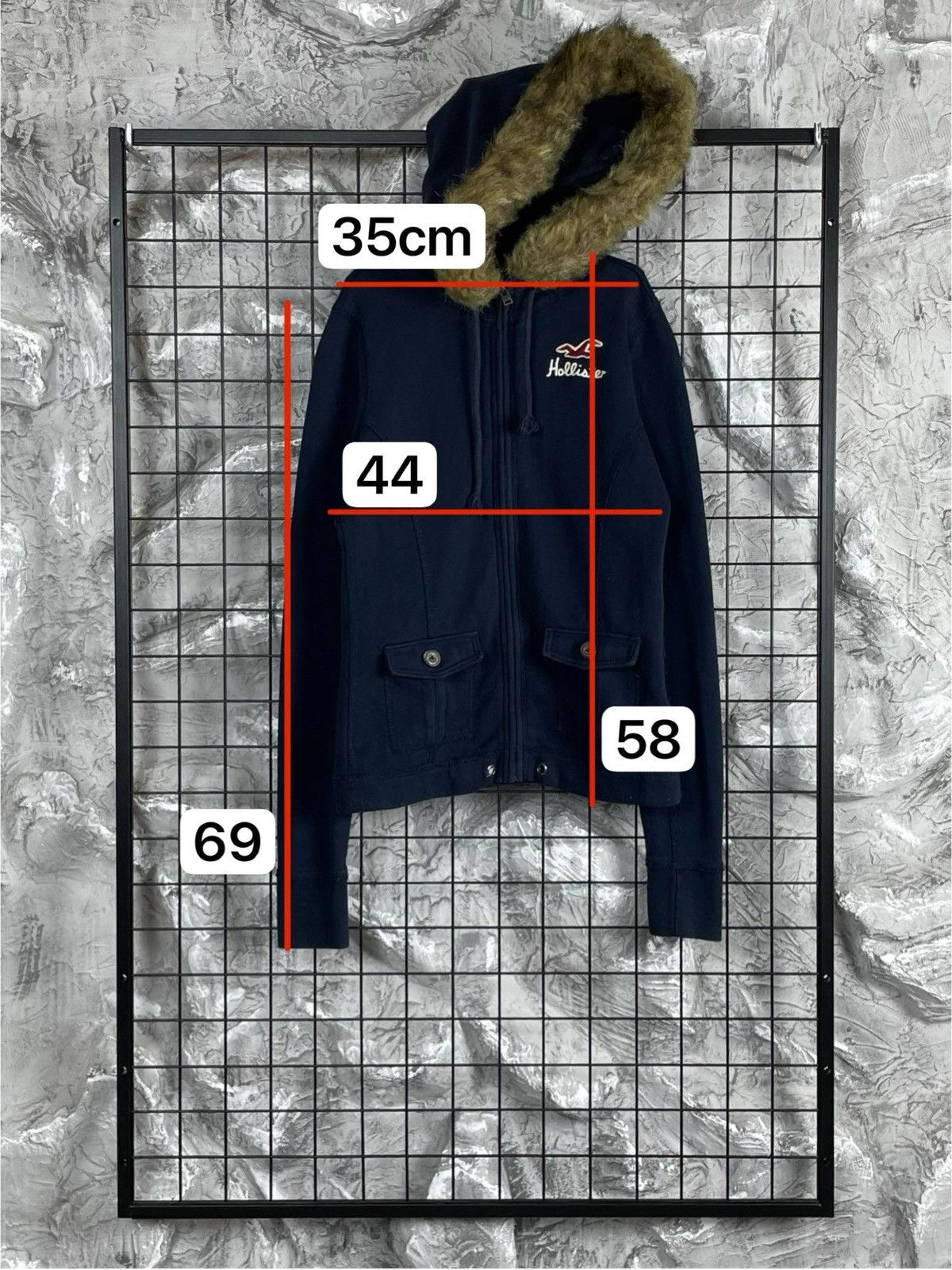 If Six Was Nine Hollister Y2K Fur Hoodie Japanese LGB Hysteric Glamour Style Size US S / EU 44-46 / 1 - 16 Thumbnail