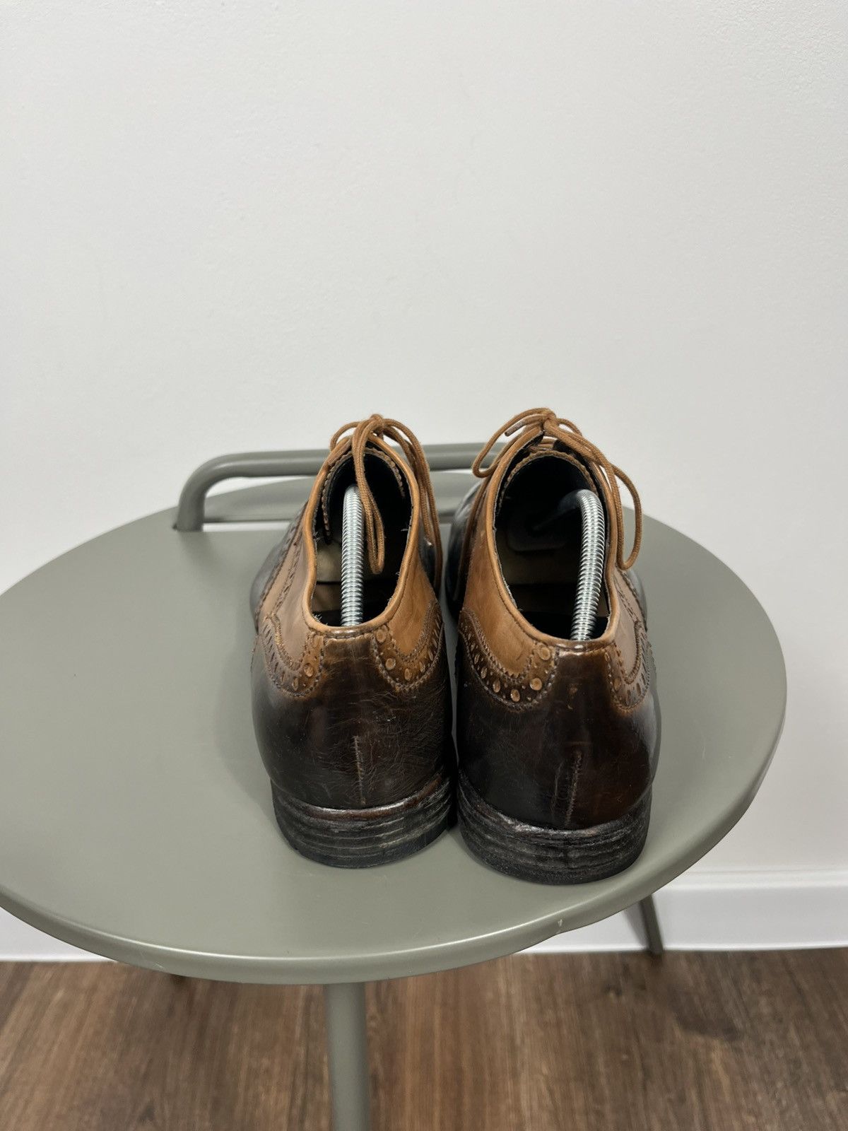 Hugo Boss BOSS Orange Leather Brogue Shoes Two Tone EU 40 Size US 6 / EU 39 - 7 Thumbnail