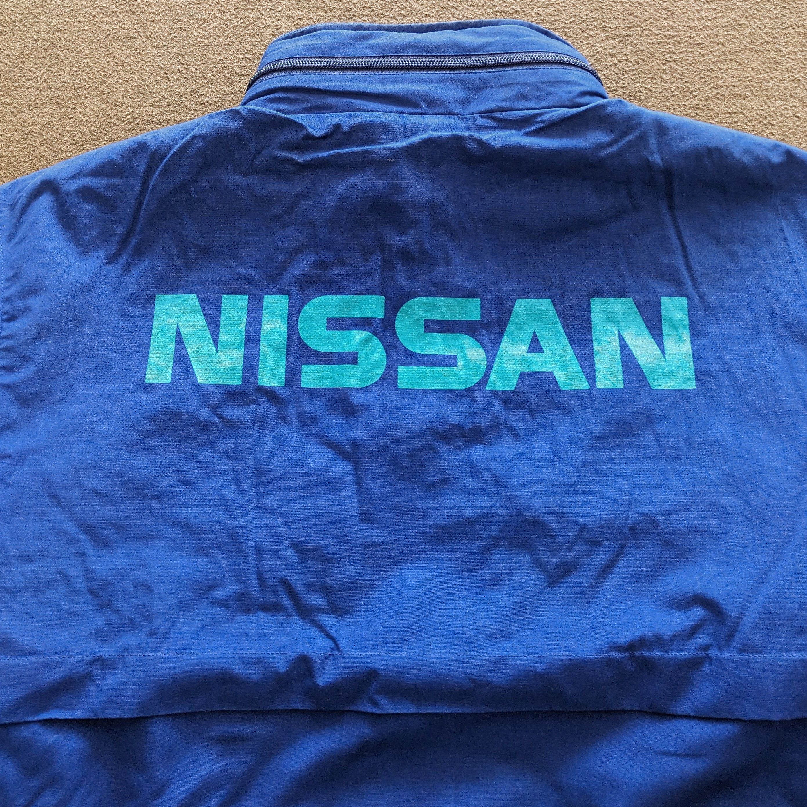 Vintage Vintage NISSAN Racing Team Bomber Sport Jacket Size US XL / EU 56 / 4 - 2 Thumbnail