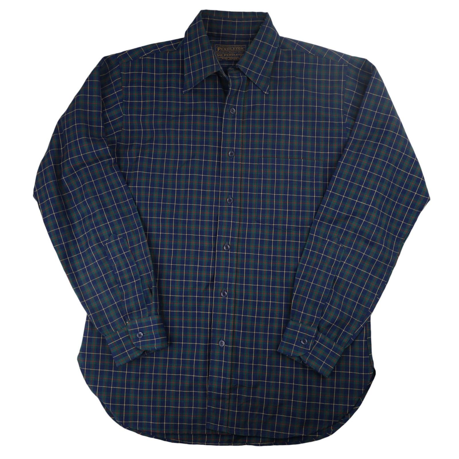 Pendleton × Vintage True Vintage Sir Pendleton Wool Dress Shirt Size US M / EU 48-50 / 2 - 1 Thumbnail