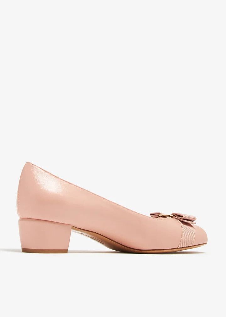 Salvatore Ferragamo o1y0426 Ballet Flats in Light Pink Size US 5.5 / IT 35.5 - 2 Thumbnail