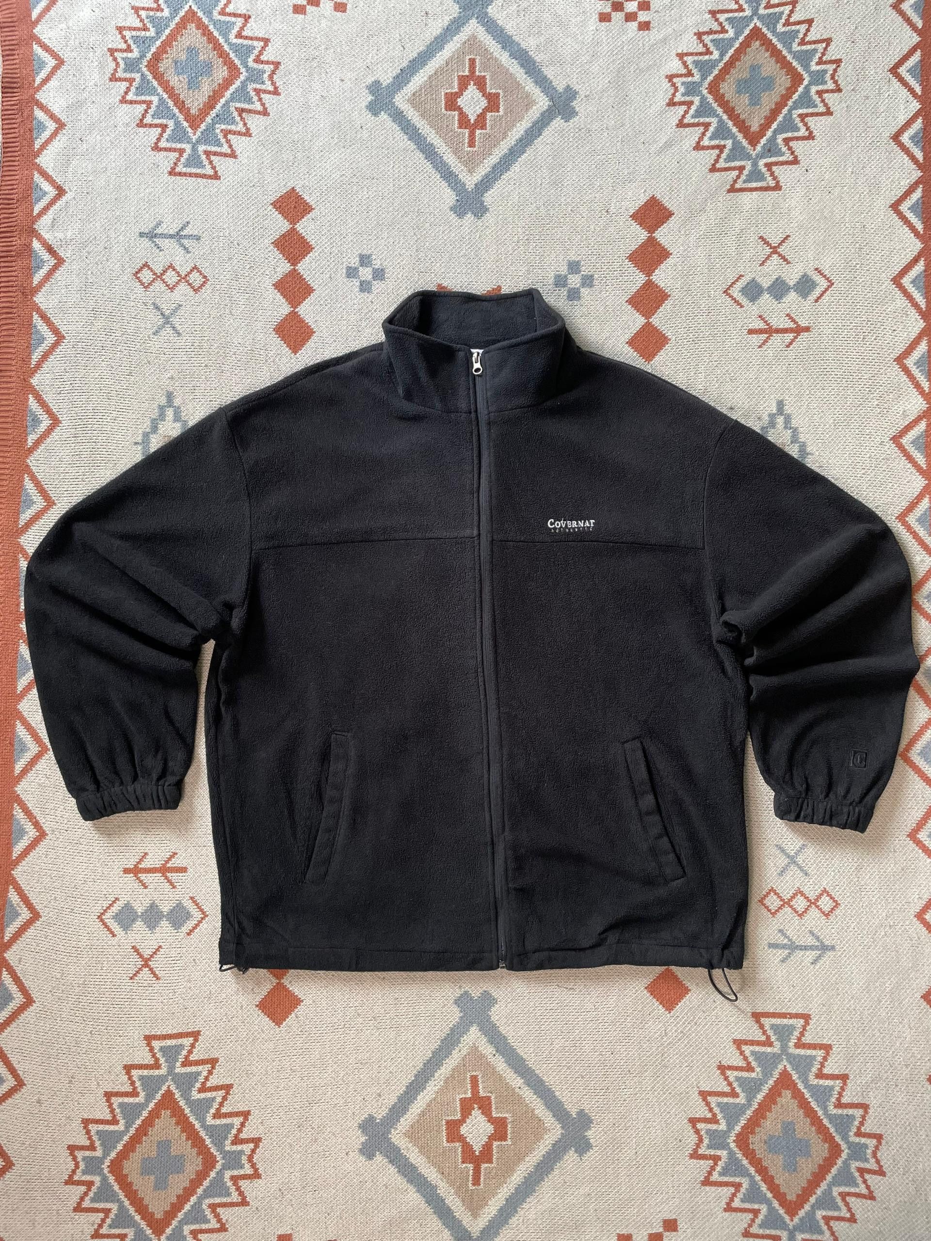 [COVERNAT]★COVERNAT X BLACK YAK Fleece Full Zip-up Jacket COVERNAT × Streetwear Covernat Fleece Zip Up Jacket Black