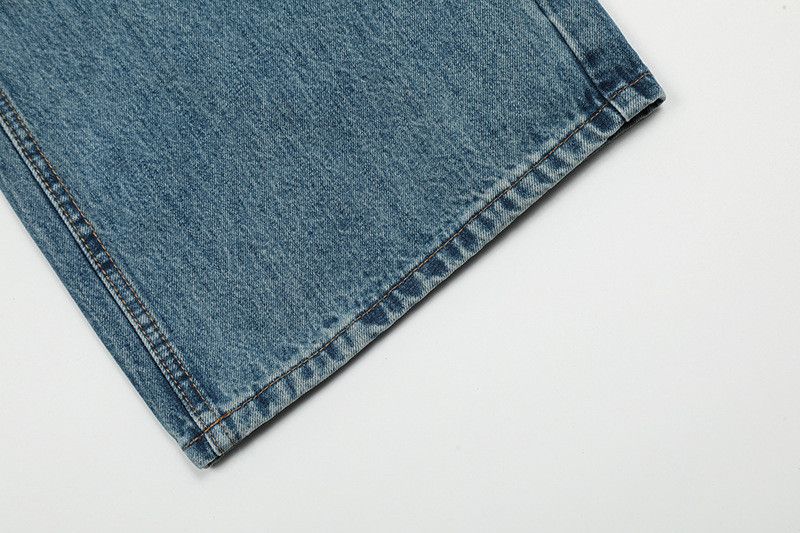 Japanese Brand American trendy retro washed blue jeans Size US 32 / EU 48 - 6 Thumbnail