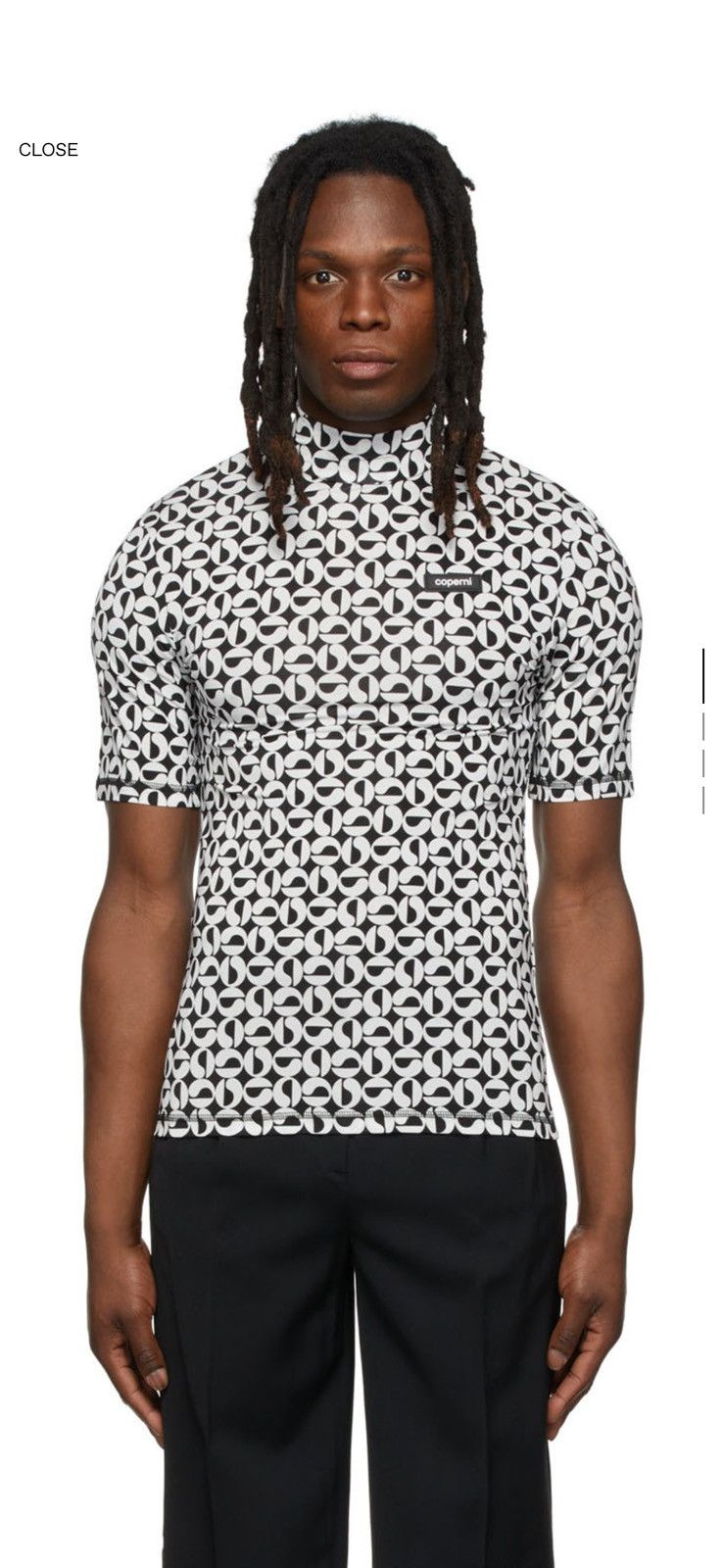 Coperni Coperni High Neck Fitted Tee Size US M / EU 48-50 / 2 - 3 Thumbnail