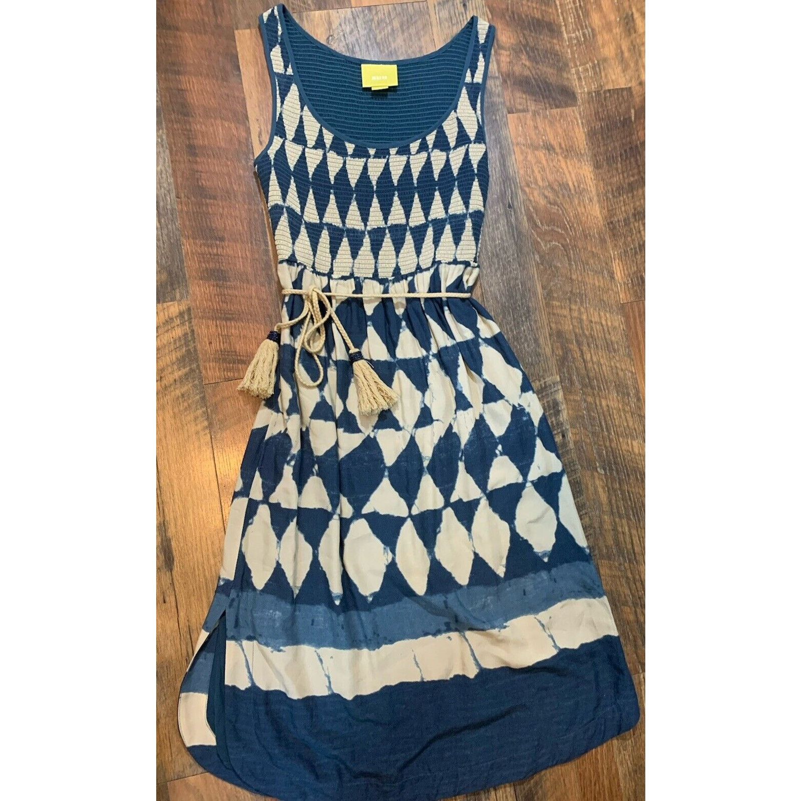 Anthropologie Maeve Anthropologie round neck Indigo Blue Dress Size 2 Size XS / US 0-2 / IT 36-38 - 1 Thumbnail