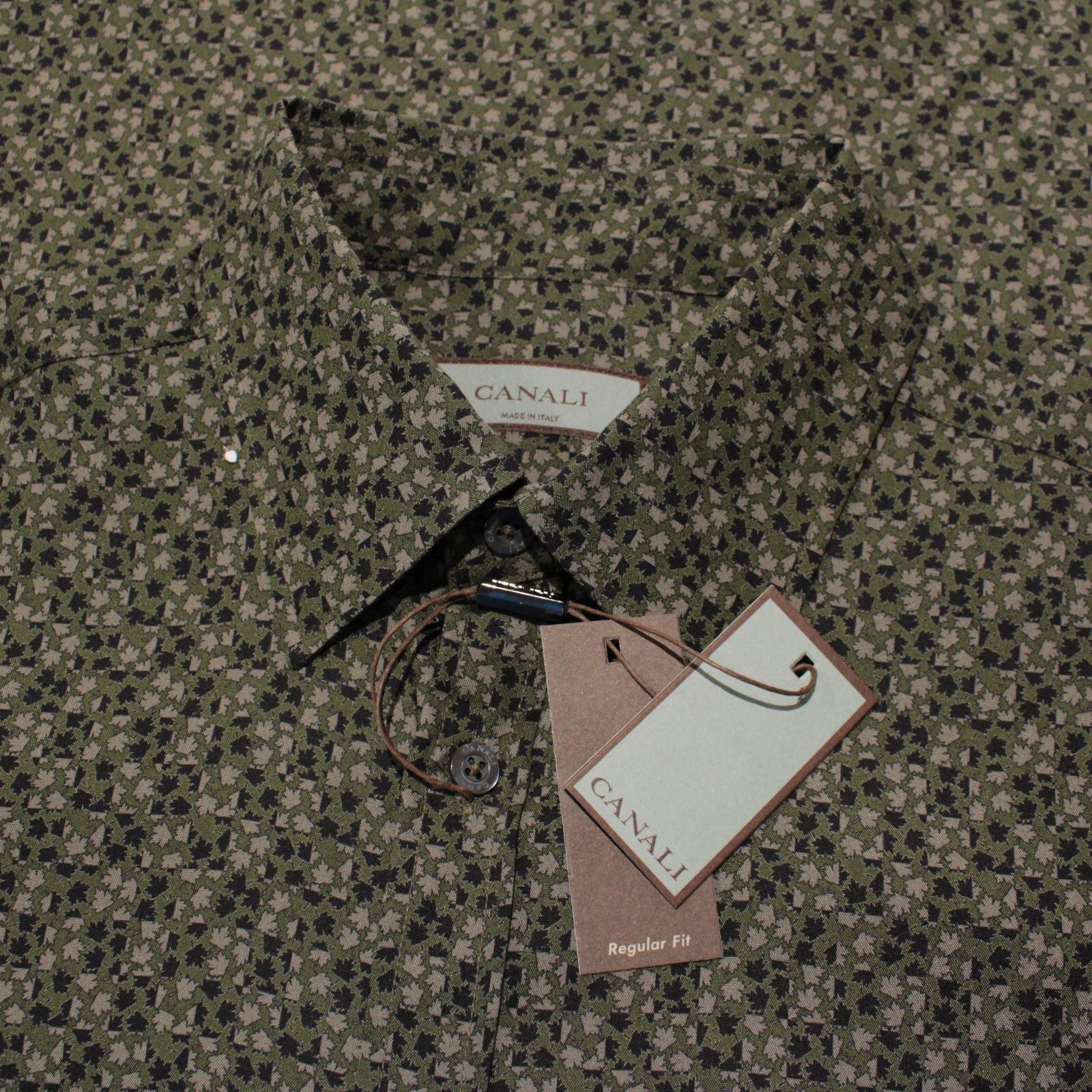 Canali Canali New with tags Shirt Size M US In Green Size US M / EU 48-50 / 2 - 1 Thumbnail