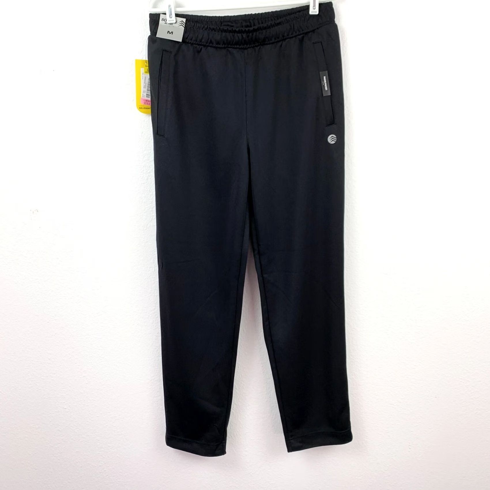 Vintage Solaris Active Black White Track Suit Set Shirt Pants Striped Medium NWT Mens Tracksuit Jacket/Pants 2 Piece Athletic Polyester Size US M / EU 48-50 / 2 - 6 Thumbnail