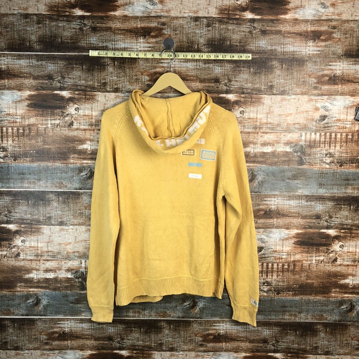 Karl Helmut Karl Helmut Yellow Hoodie Knitwear #A1852 Size M / US 6-8 / IT 42-44 - 13 Thumbnail