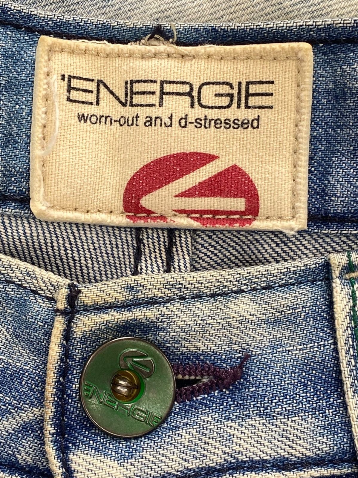 Energie Energie Light Wash Whiskered Style Rilexed Fit Leg Jeans Size US 30 / EU 46 - 10 Thumbnail