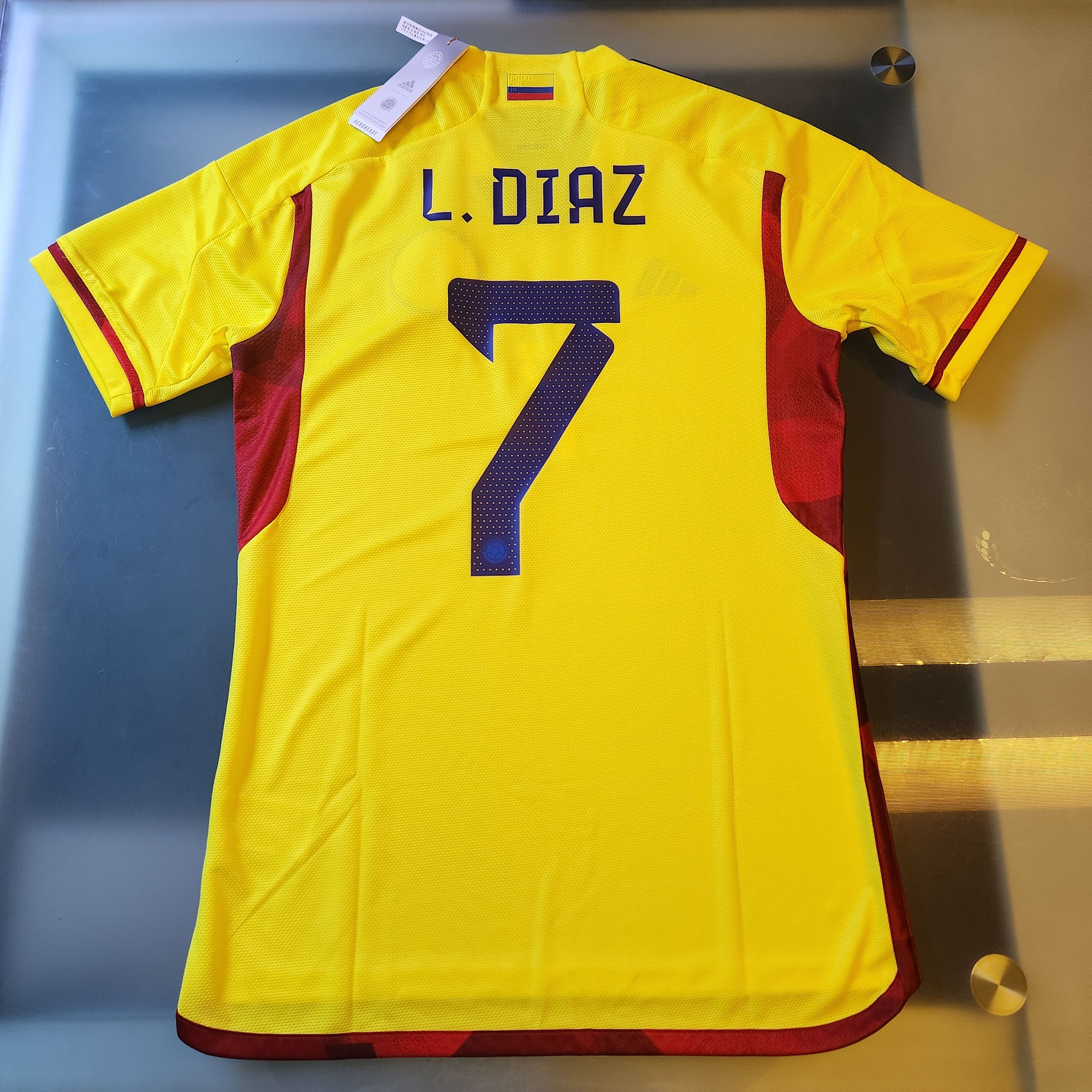 Authentic Colombia LUIS DIAZ 2022-2023 Home Jersey 22/23