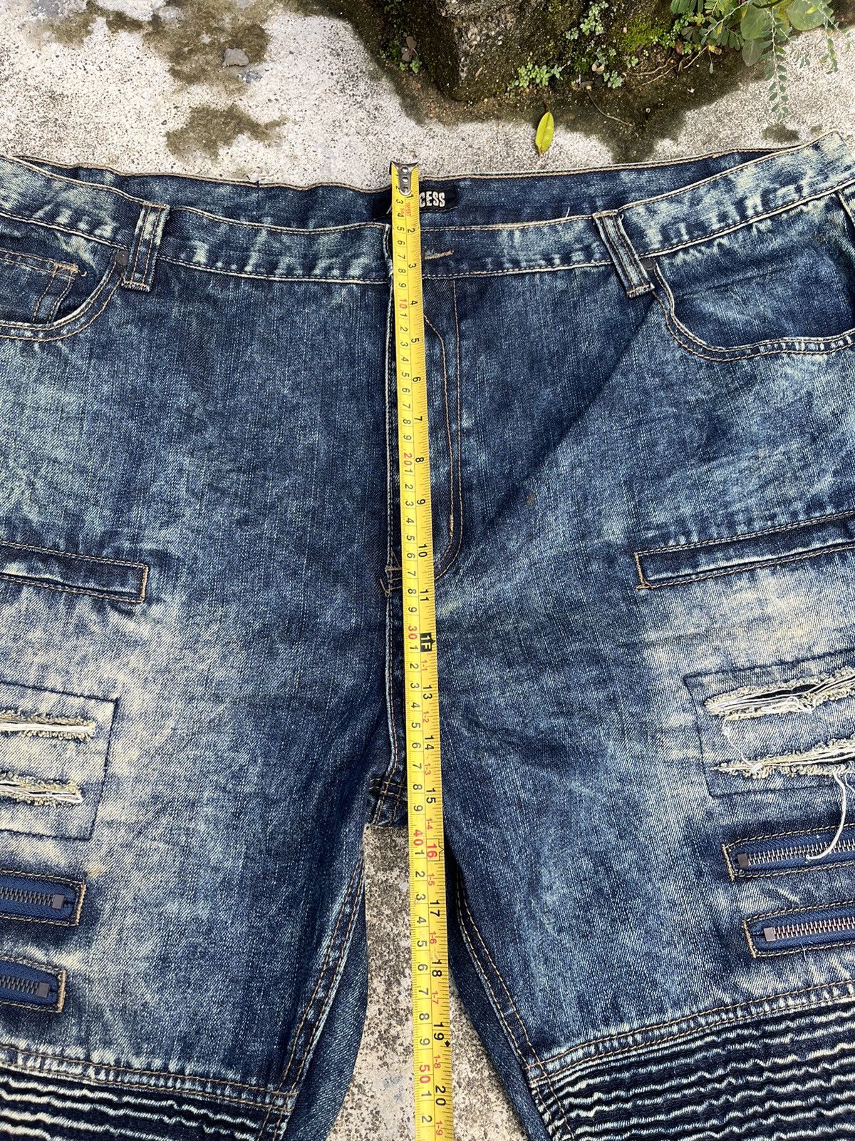 If Six Was Nine × Japanese Brand × Le Grande Bleu (L.G.B.) Baggy Crazy LGB Inspired Denim Size US 38 / EU 54 - 8 Thumbnail