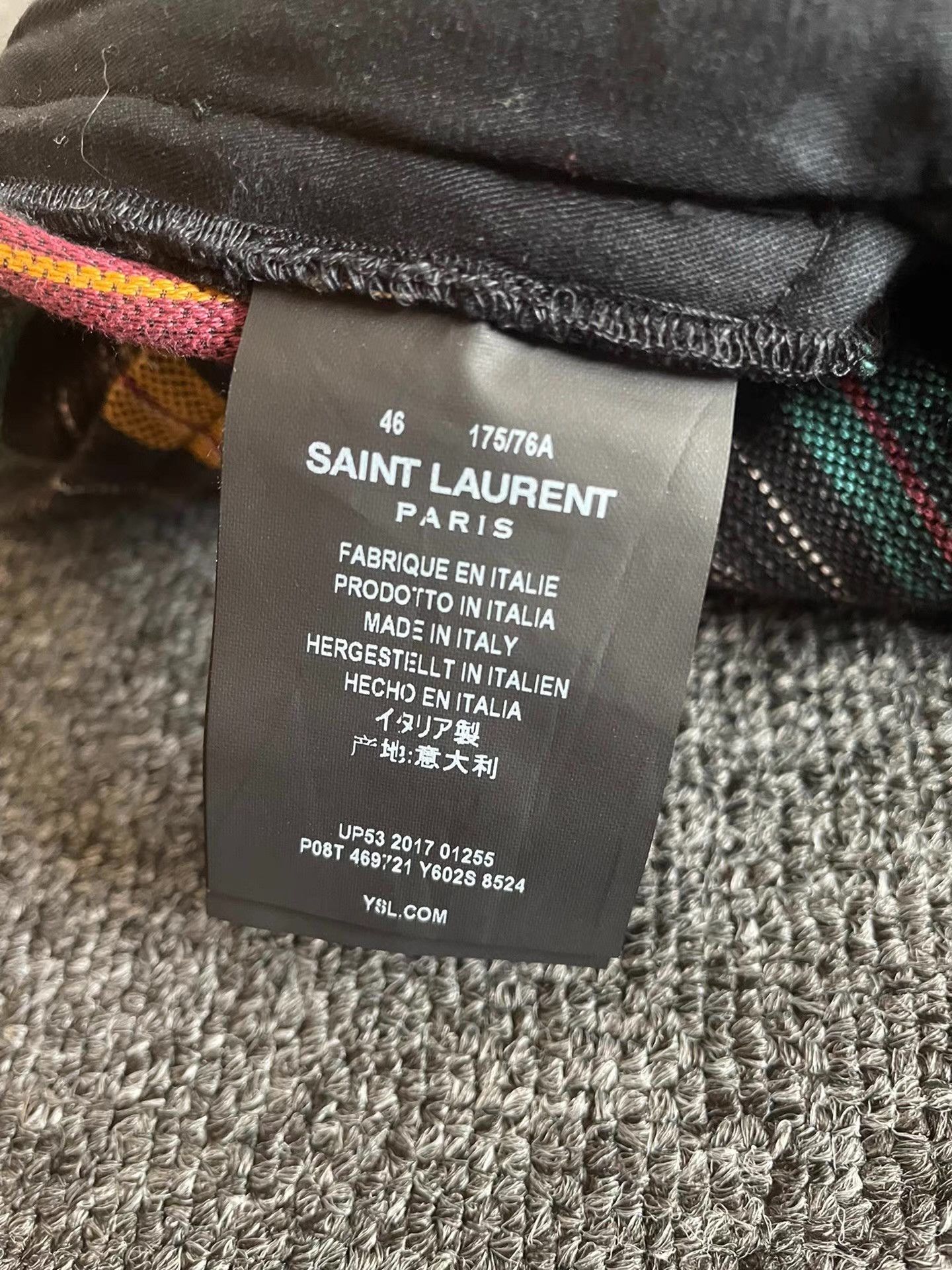 Saint Laurent Paris Saint Laurent YSL Fashion Casual Track Pants Q4 Size US 34 / EU 50 - 4 Thumbnail